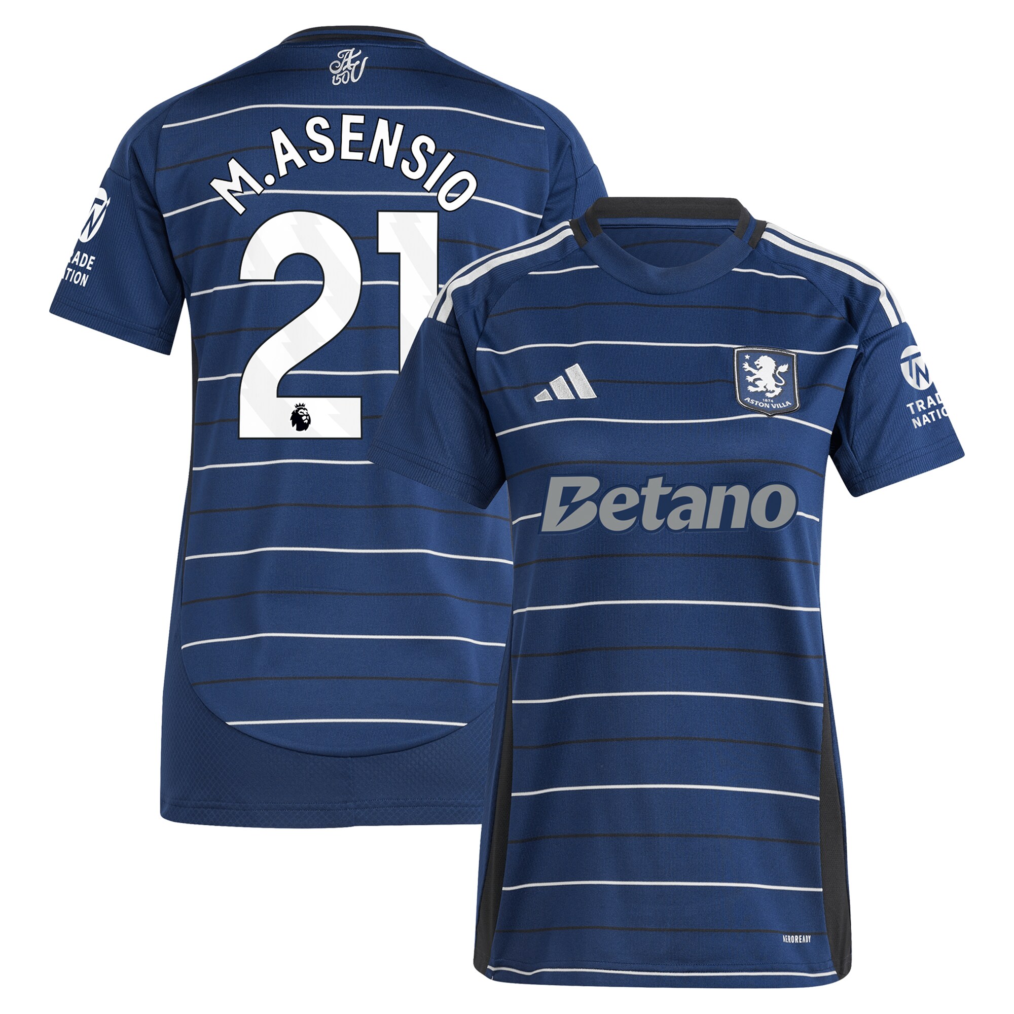 aston villa adidas third shirt 2024-25 – womens with m.asensio 21 printing Collection | AVFC Fan Shop Official Jerseys and Shirts