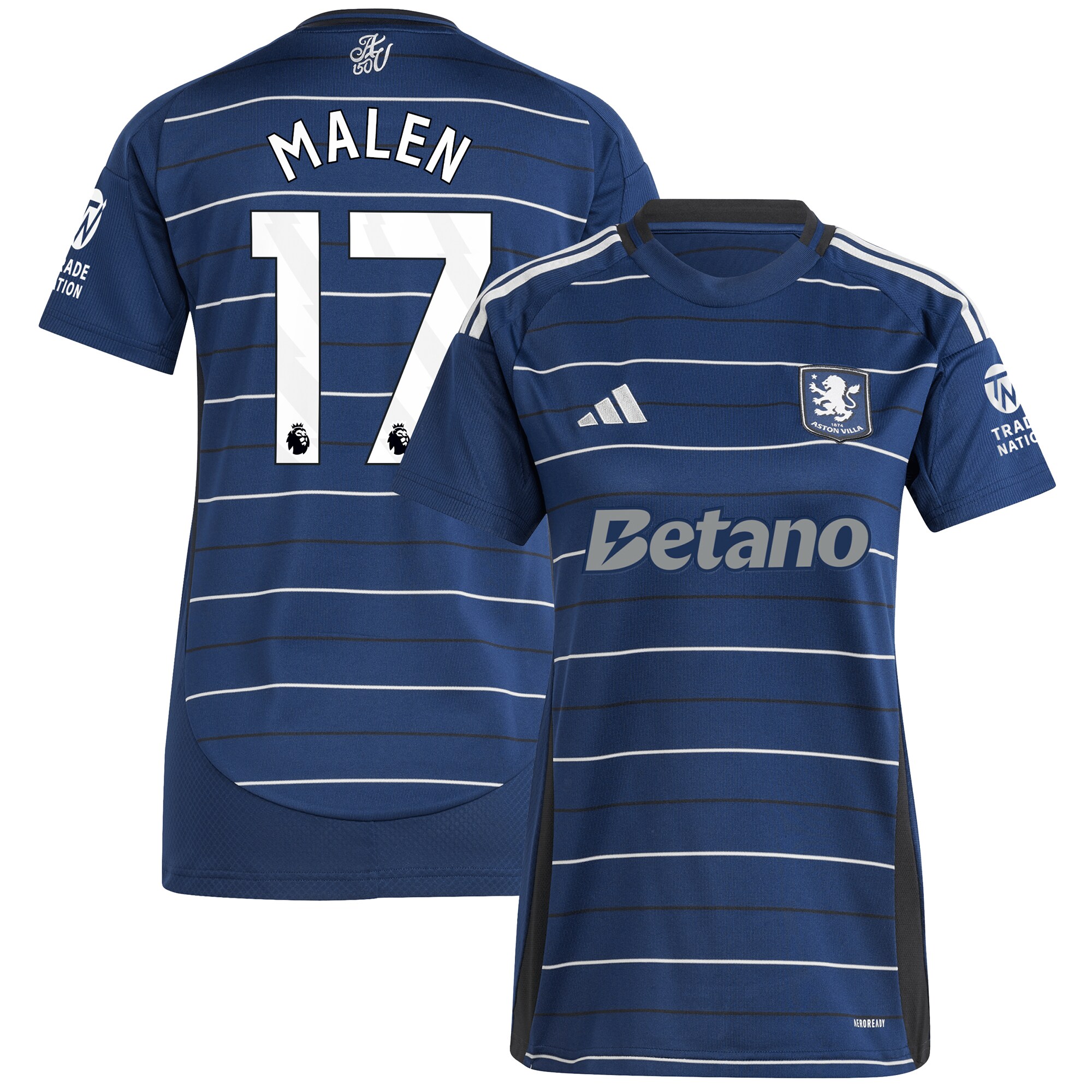 aston villa adidas third shirt 2024-25 – womens with malen 17 printing Collection | AVFC Fan Shop Official Jerseys and Shirts