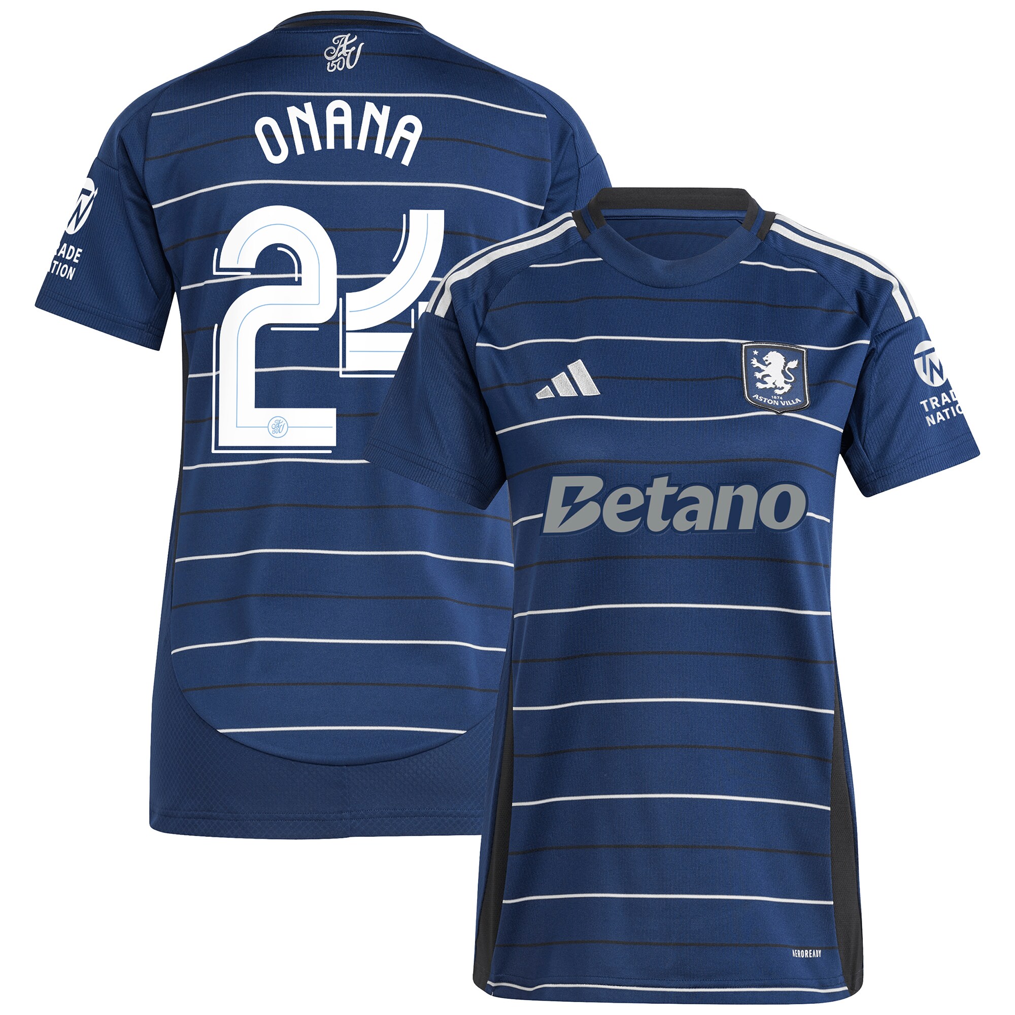 aston villa adidas third shirt 2024-25 – womens with onana 24 cup printing Collection | AVFC Fan Shop Official Jerseys and Shirts