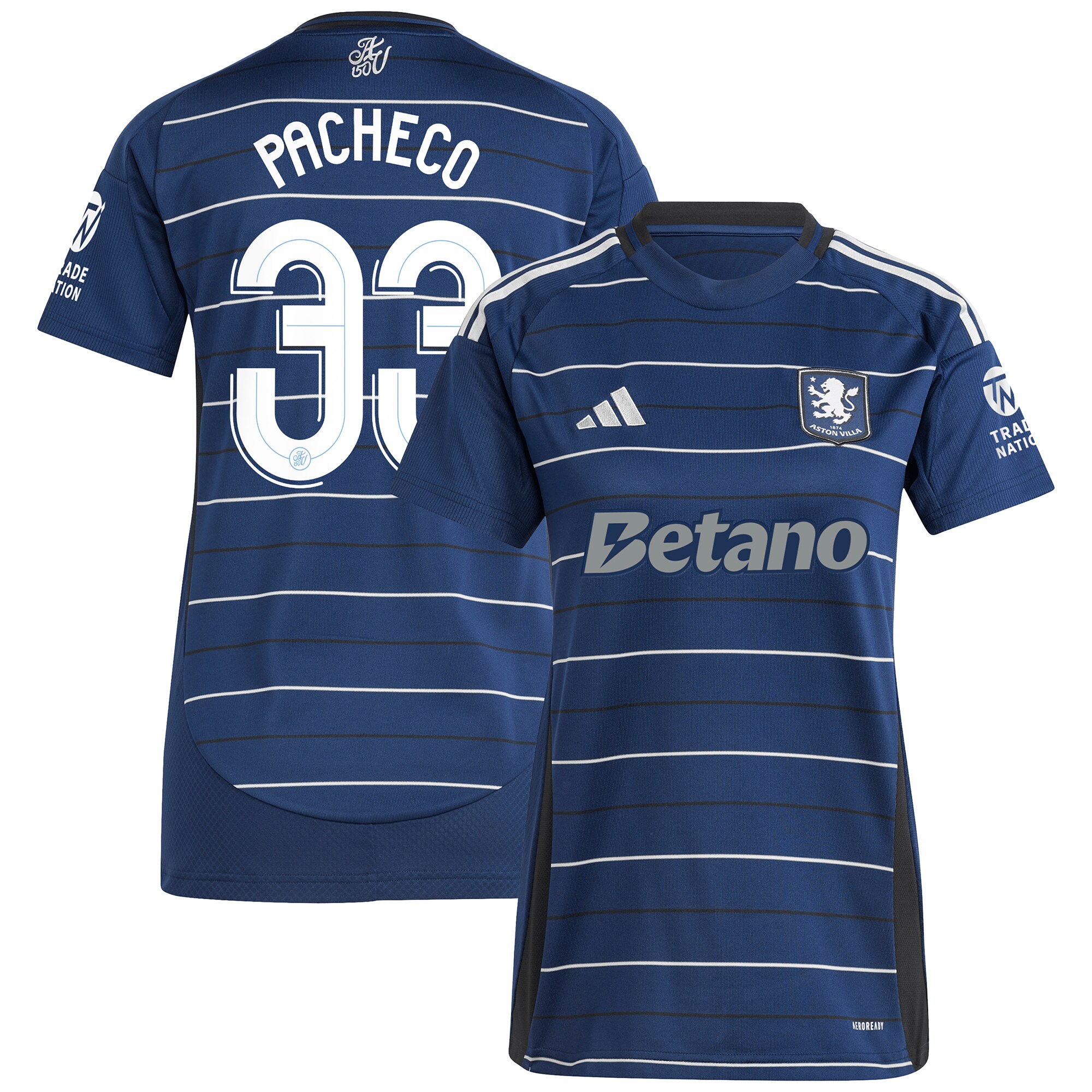 aston villa adidas third shirt 2024-25 – womens with pacheco 33 cup printing Collection | AVFC Fan Shop Official Jerseys and Shirts
