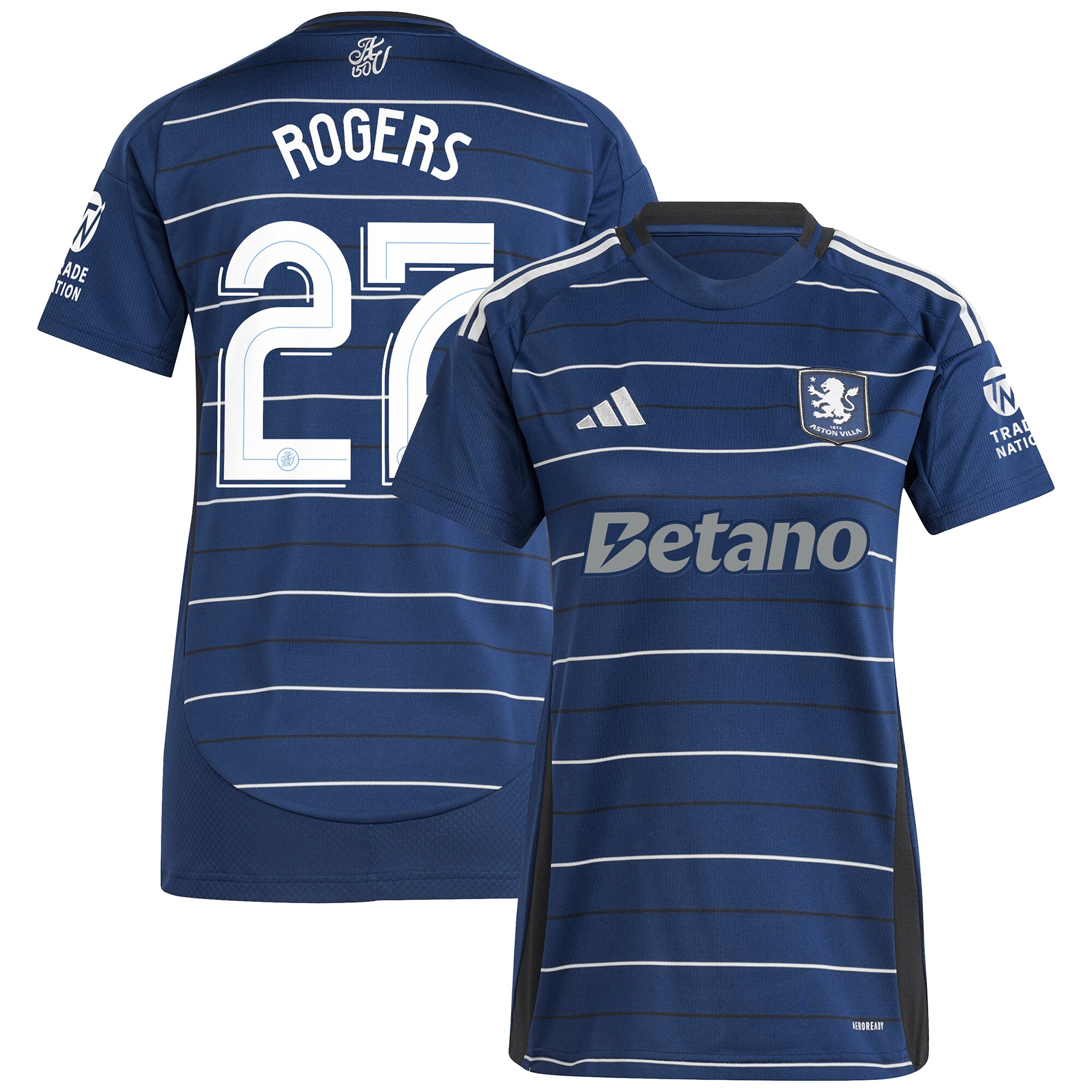 aston villa adidas third shirt 2024-25 – womens with rogers 27 cup printing Collection | AVFC Fan Shop Official Jerseys and Shirts
