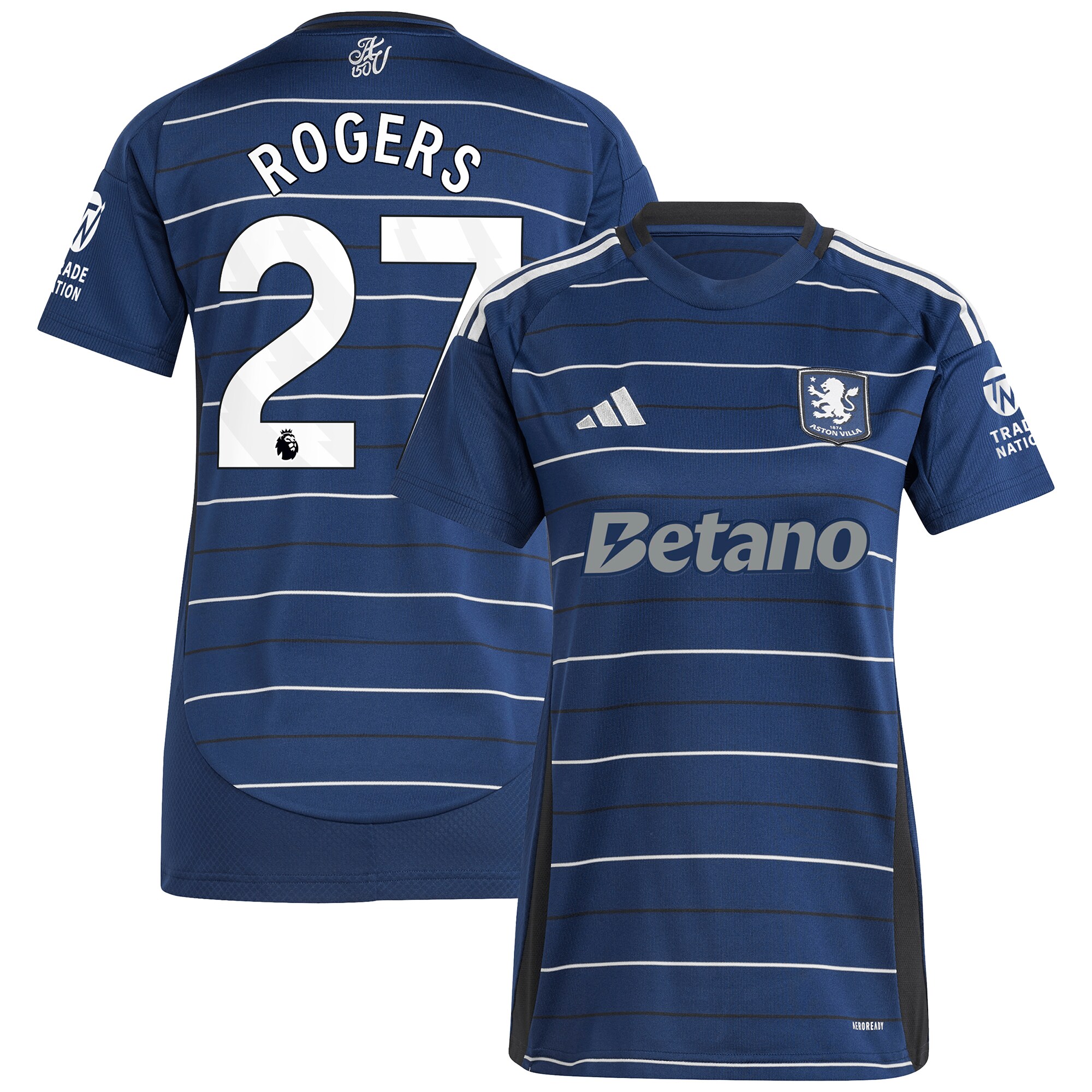 aston villa adidas third shirt 2024-25 – womens with rogers 27 printing Collection | AVFC Fan Shop Official Jerseys and Shirts