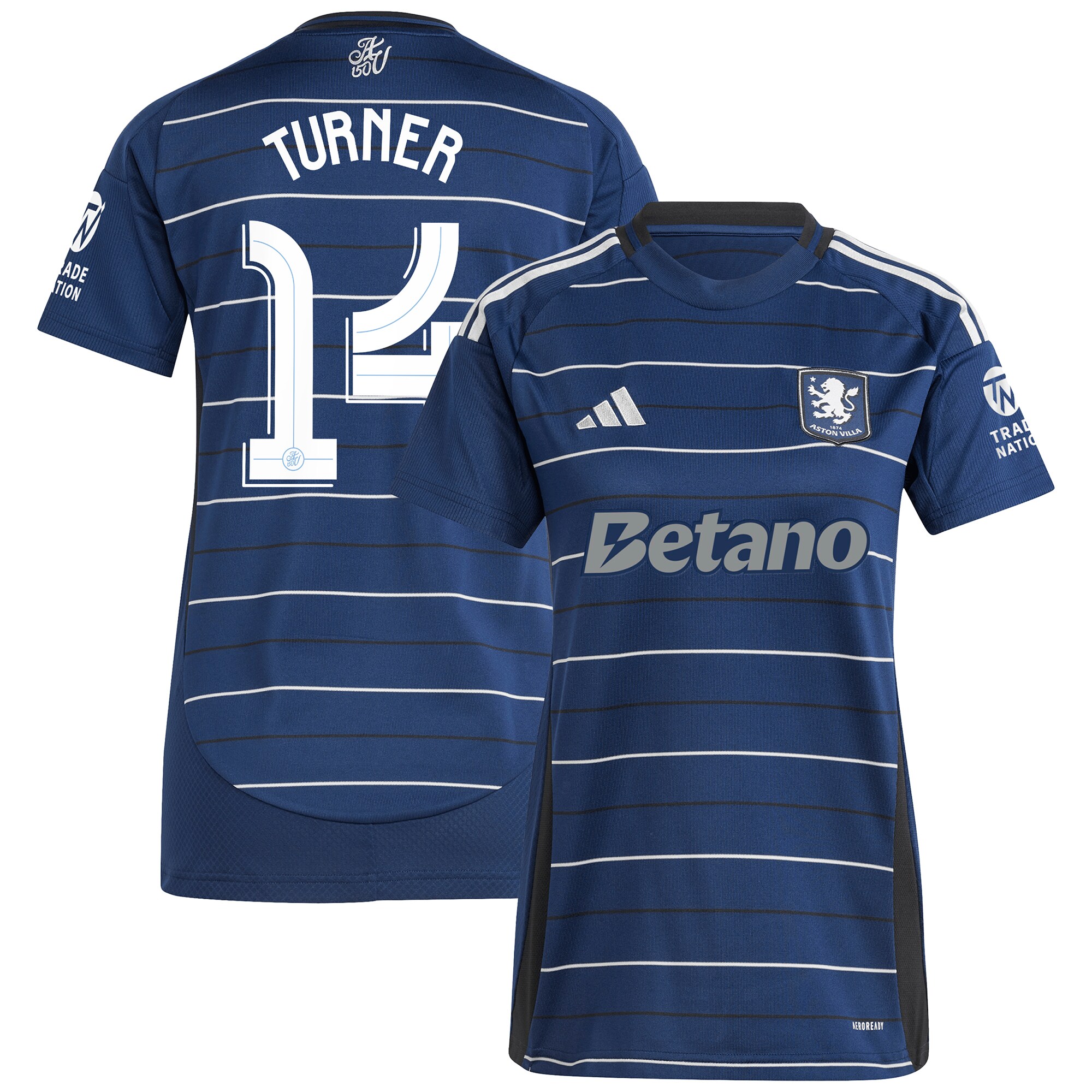 aston villa adidas third shirt 2024-25 – womens with turner 14 cup printing Collection | AVFC Fan Shop Official Jerseys and Shirts