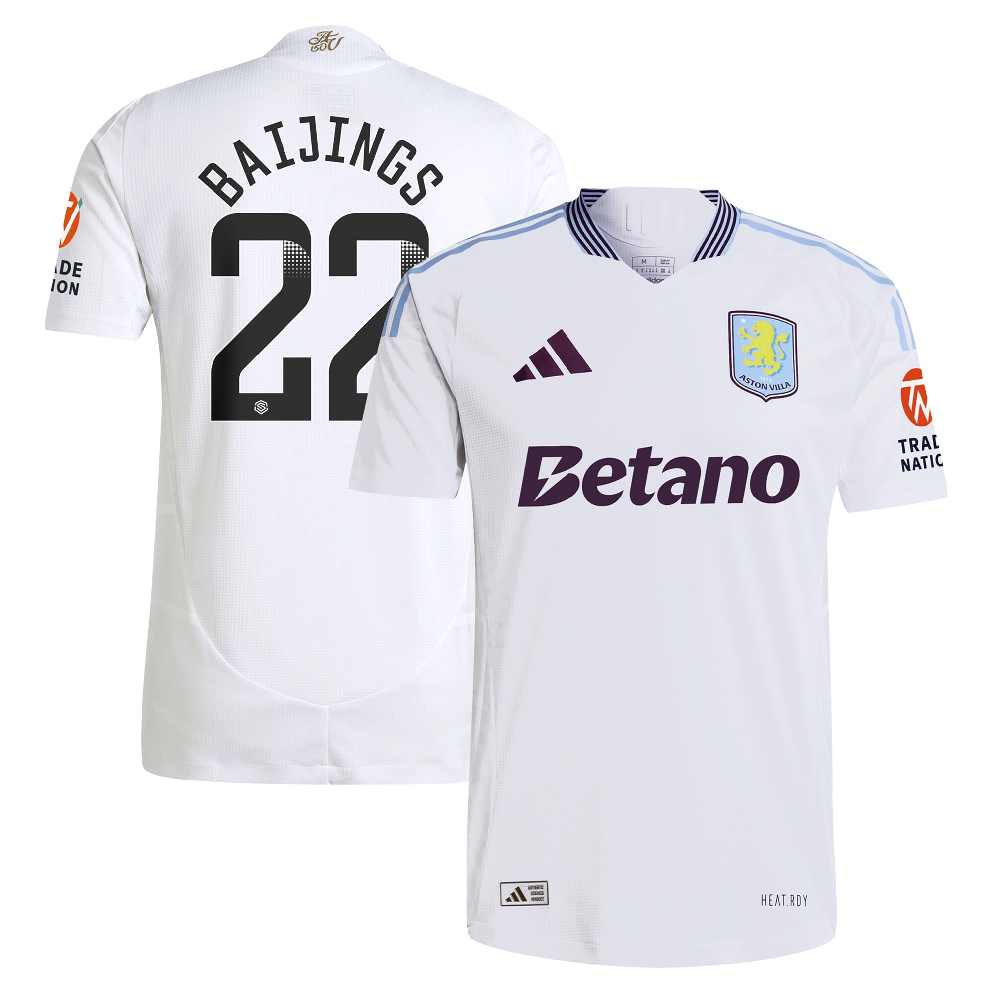 aston villa adidas wsl away authentic shirt 2024-25 with baijings 22 printing Collection | AVFC Fan Shop Official Jerseys and Shirts