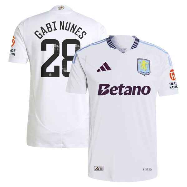 aston villa adidas wsl away authentic shirt 2024-25 with gabi nunes 28 printing Collection | AVFC Fan Shop Official Jerseys and Shirts