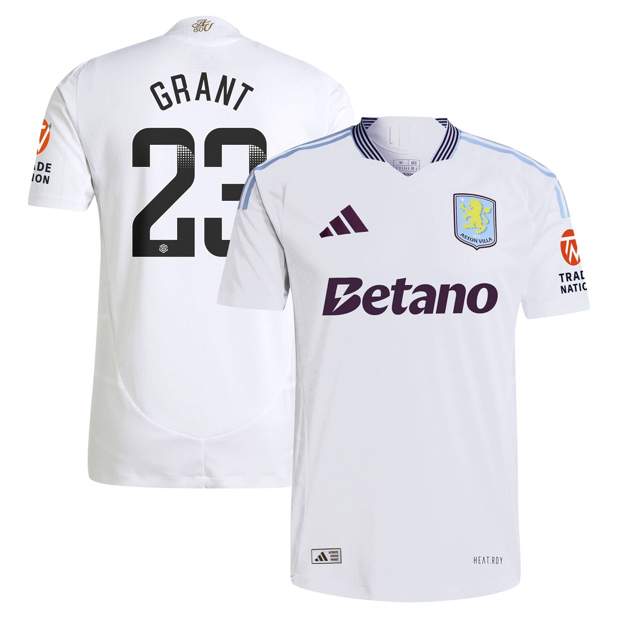 aston villa adidas wsl away authentic shirt 2024-25 with grant 23 printing Collection | AVFC Fan Shop Official Jerseys and Shirts