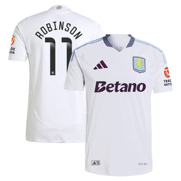 aston villa adidas wsl away authentic shirt 2024-25 with robinson 11 printing Collection | AVFC Fan Shop Official Jerseys and Shirts