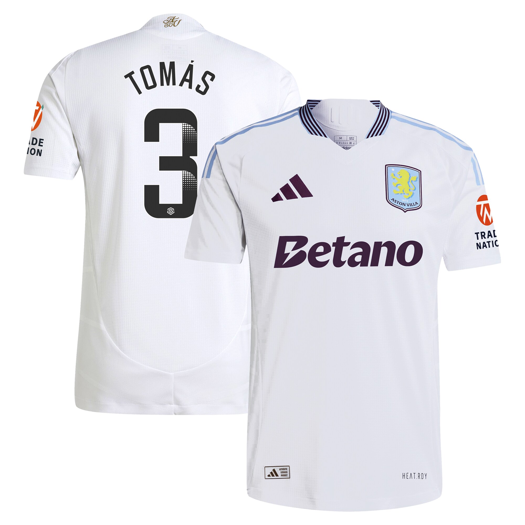 aston villa adidas wsl away authentic shirt 2024-25 with tomás 3 printing Collection | AVFC Fan Shop Official Jerseys and Shirts