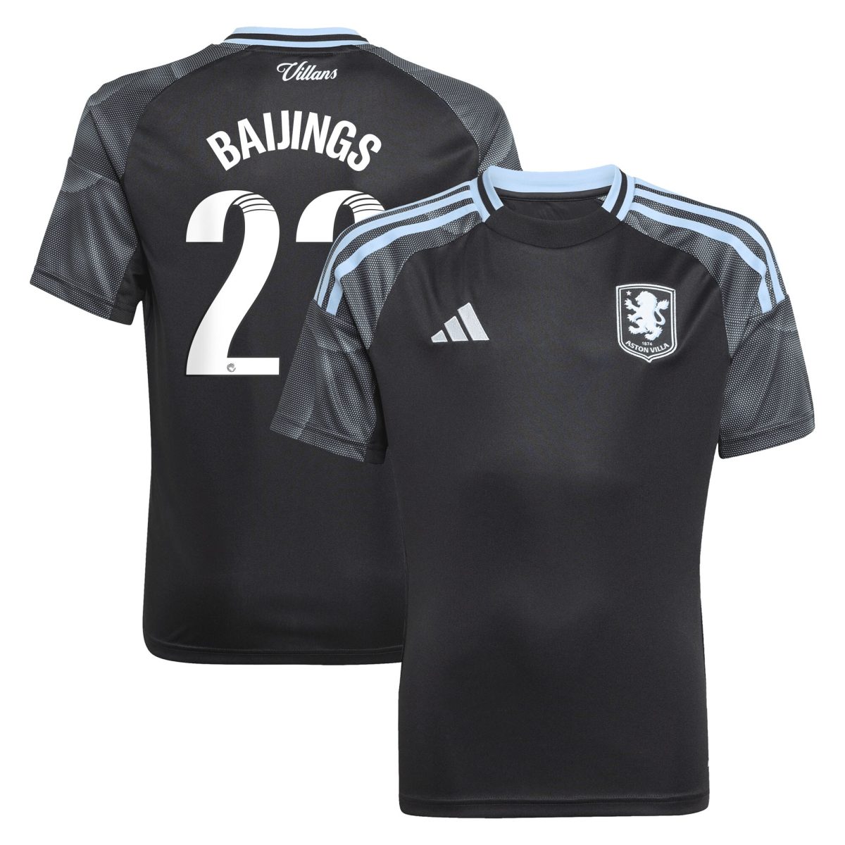 aston villa adidas wsl away shirt 2025-26 – kids with baijings 22 printing Collection | AVFC Fan Shop Official Jerseys and Shirts