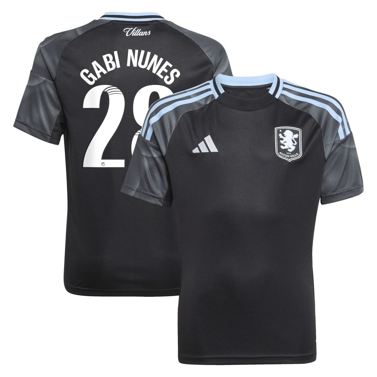 aston villa adidas wsl away shirt 2025-26 – kids with gabi nunes 28 printing Collection | AVFC Fan Shop Official Jerseys and Shirts