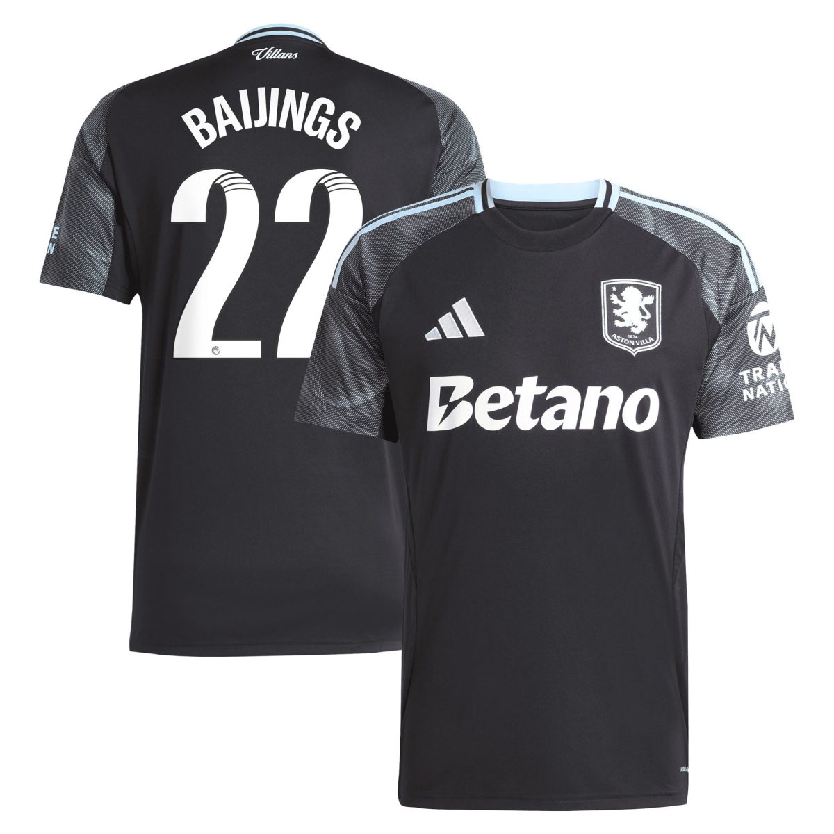 aston villa adidas wsl away shirt 2025-26 with baijings 22 printing Collection | AVFC Fan Shop Official Jerseys and Shirts