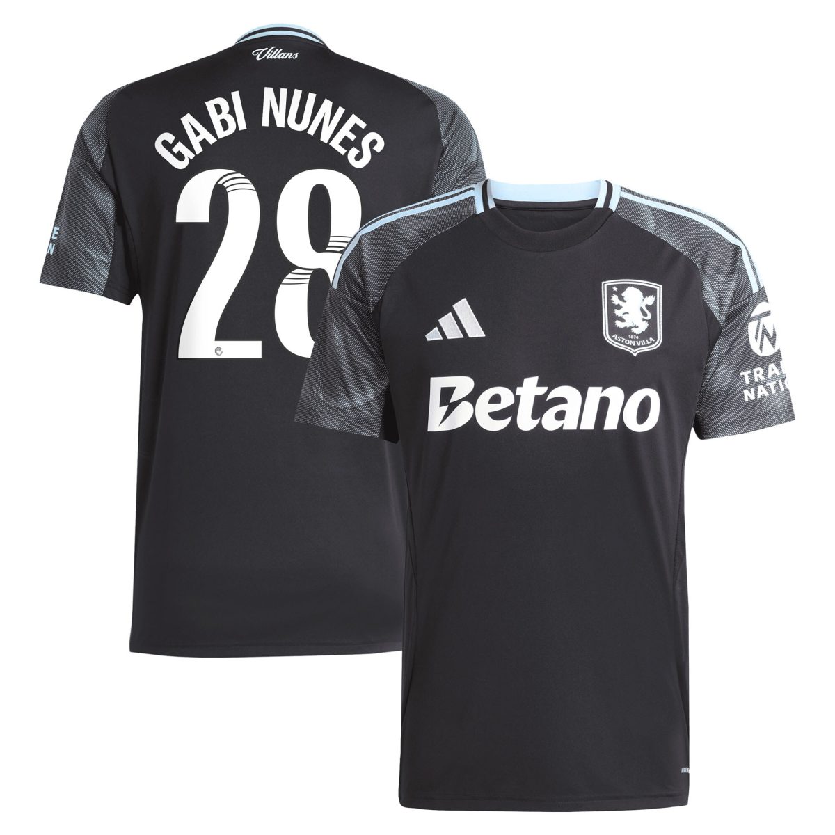 aston villa adidas wsl away shirt 2025-26 with gabi nunes 28 printing Collection | AVFC Fan Shop Official Jerseys and Shirts