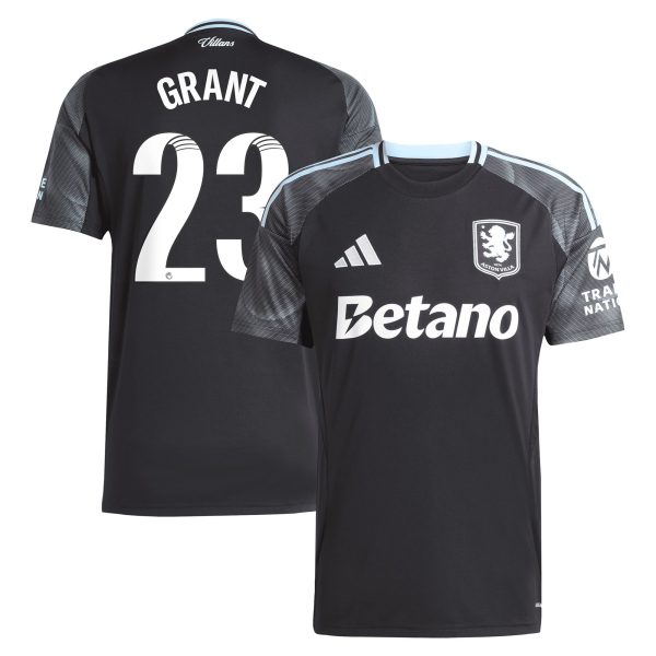 aston villa adidas wsl away shirt 2025-26 with grant 23 printing Collection | AVFC Fan Shop Official Jerseys and Shirts
