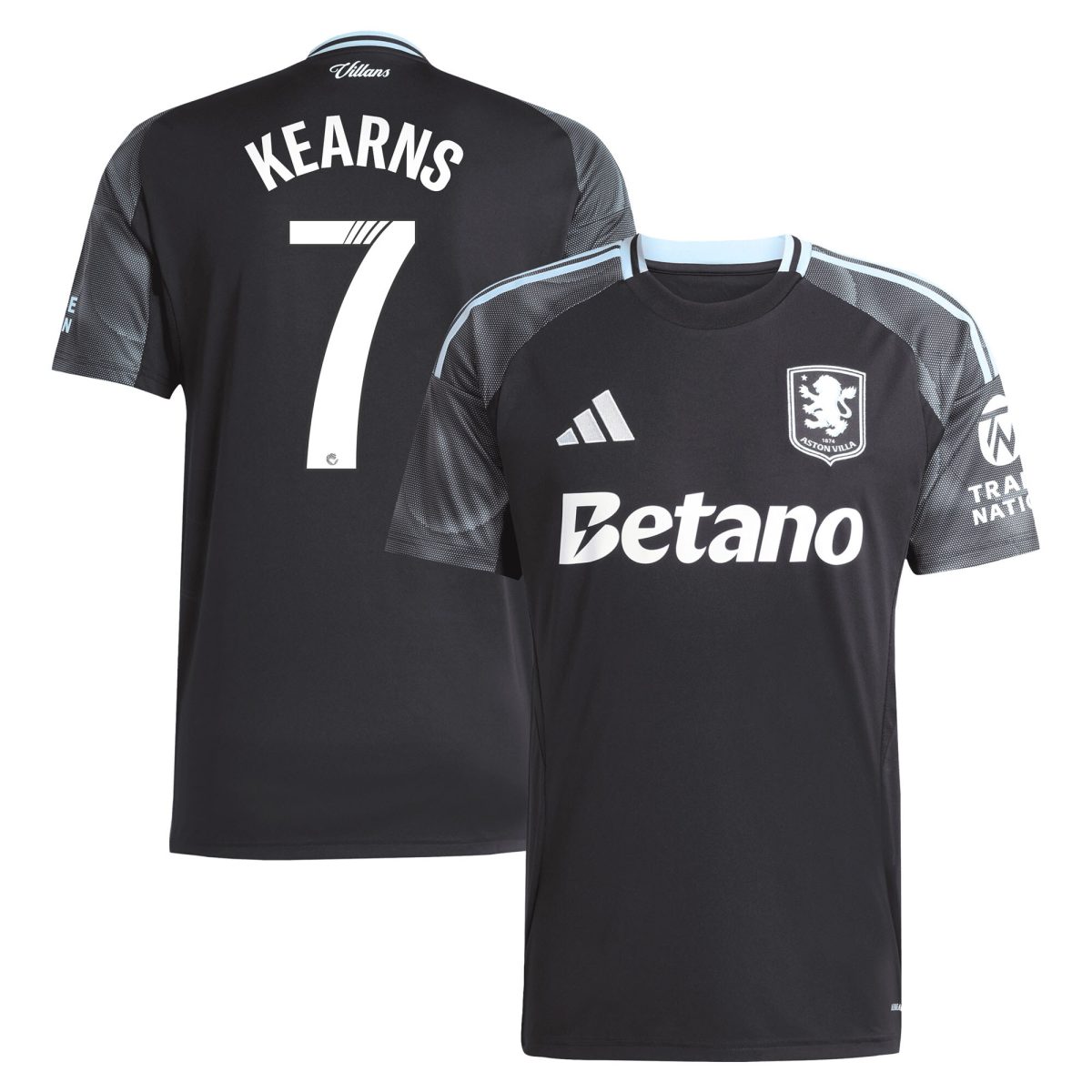 aston villa adidas wsl away shirt 2025-26 with kearns 7 printing Collection | AVFC Fan Shop Official Jerseys and Shirts
