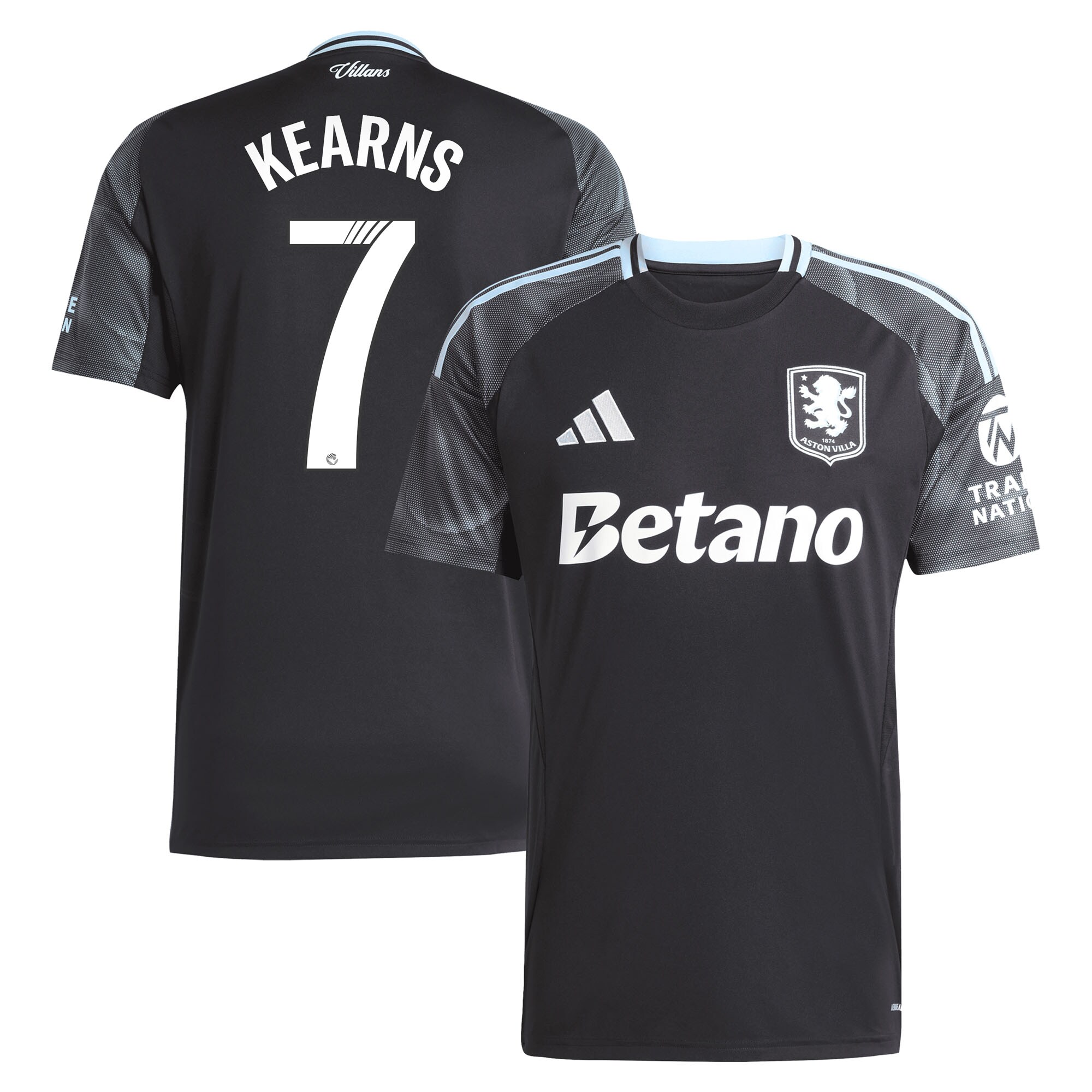 aston villa adidas wsl away shirt 2025-26 with kearns 7 printing Collection | AVFC Fan Shop Official Jerseys and Shirts
