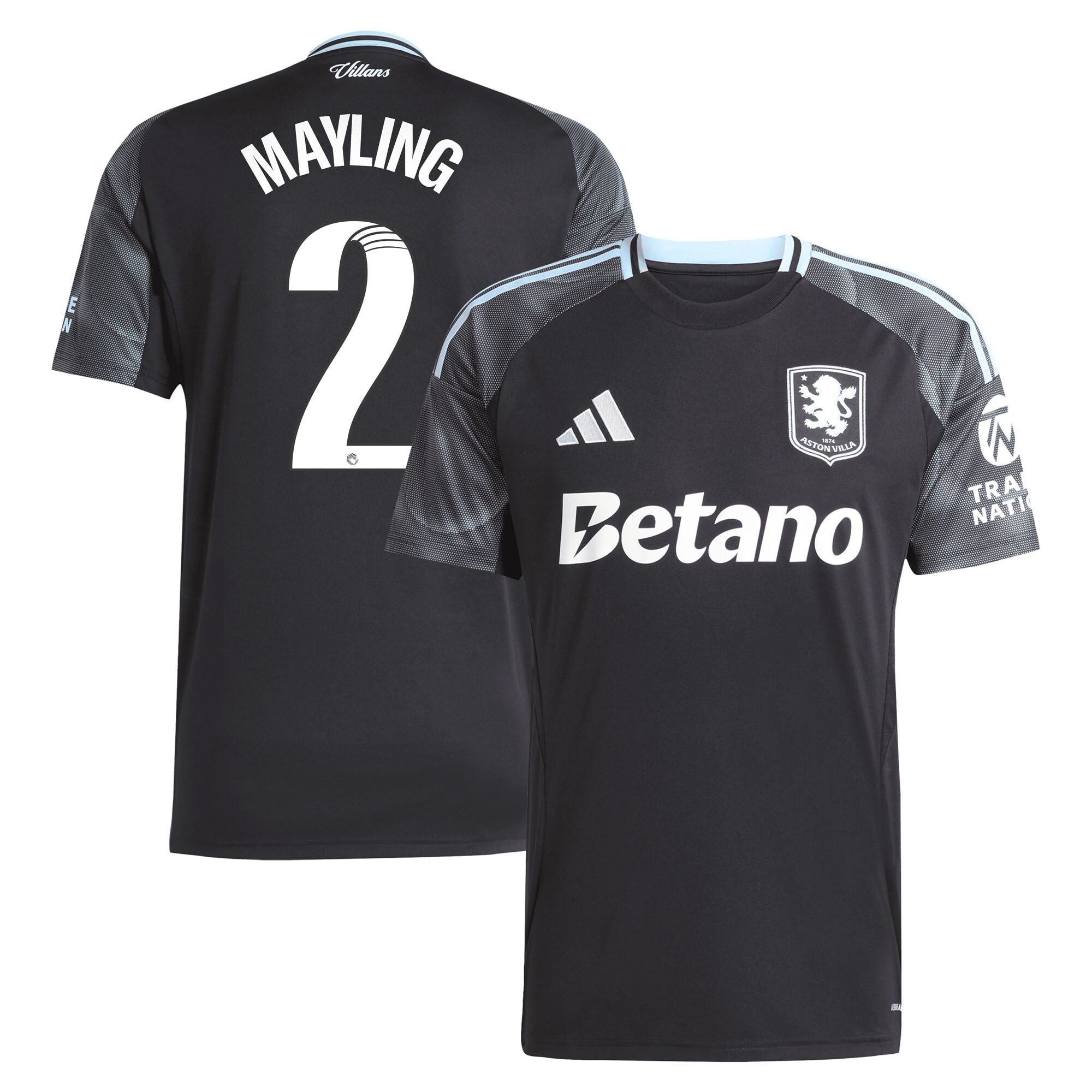 aston villa adidas wsl away shirt 2025-26 with mayling 2 printing Collection | AVFC Fan Shop Official Jerseys and Shirts