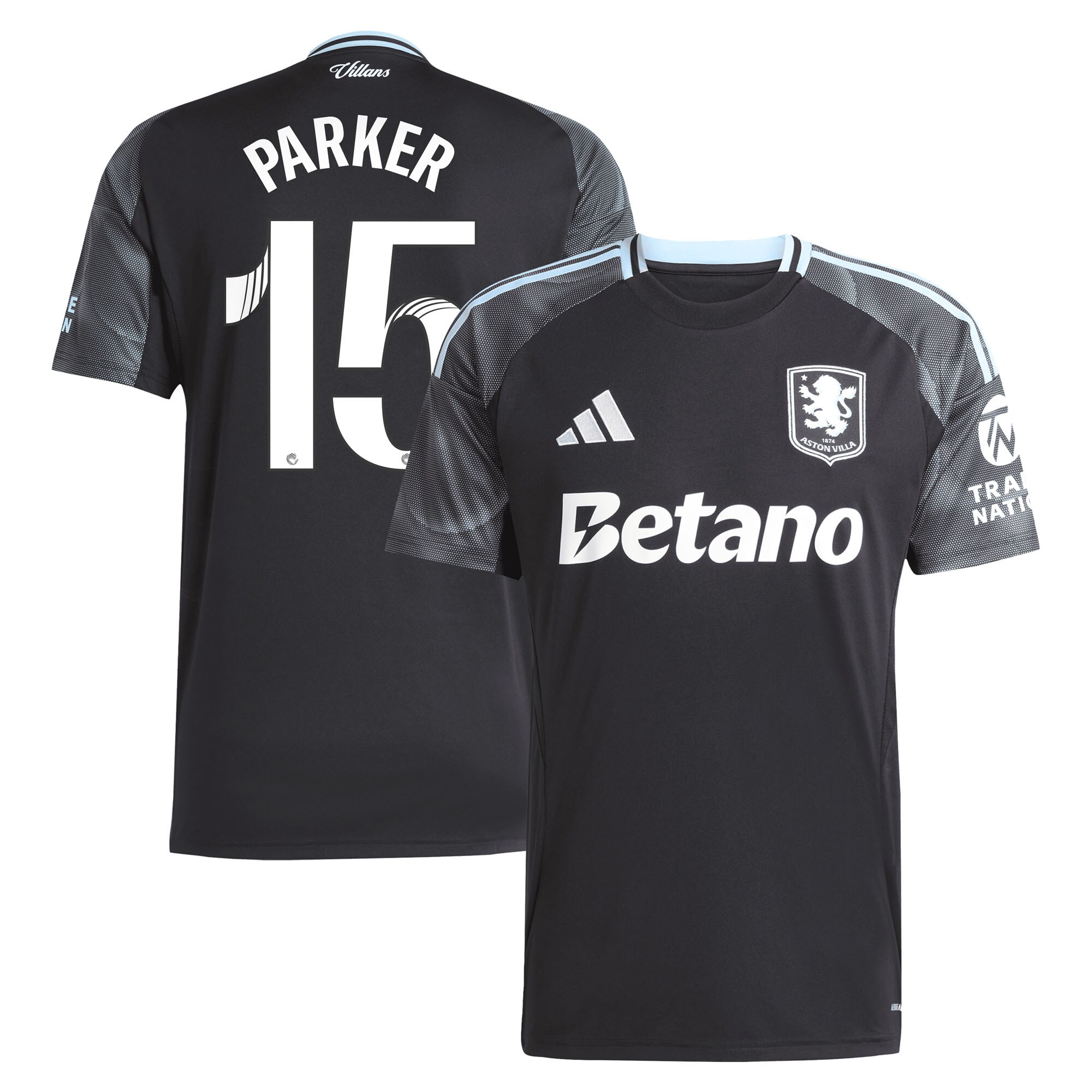 aston villa adidas wsl away shirt 2025-26 with parker 15 printing Collection | AVFC Fan Shop Official Jerseys and Shirts