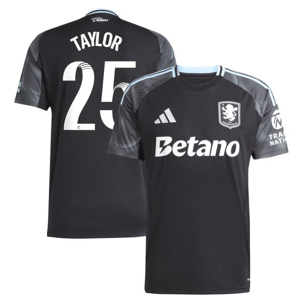 aston villa adidas wsl away shirt 2025-26 with taylor 25 printing Collection | AVFC Fan Shop Official Jerseys and Shirts