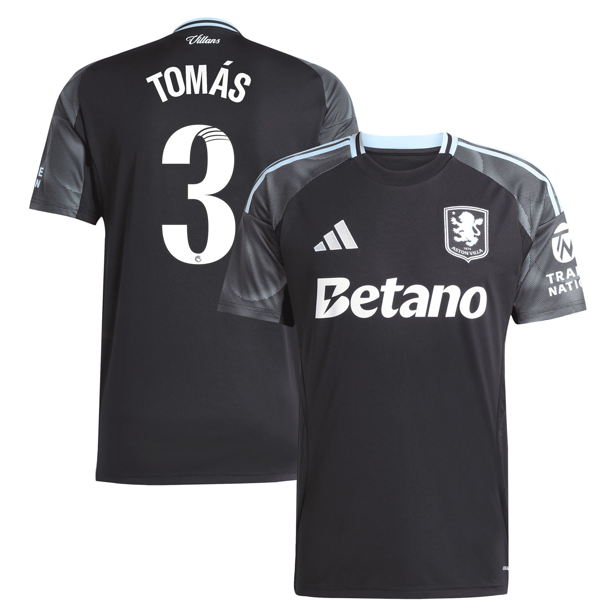 aston villa adidas wsl away shirt 2025-26 with tomás 3 printing Collection | AVFC Fan Shop Official Jerseys and Shirts