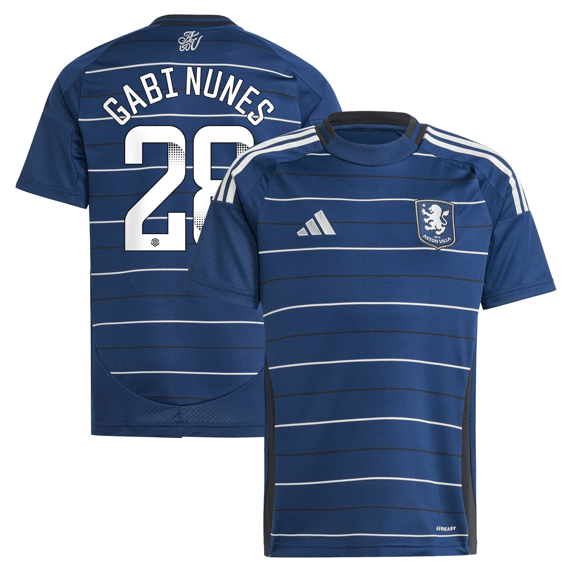 aston villa adidas wsl third shirt 2024-25 – kids with gabi nunes 28 printing Collection | AVFC Fan Shop Official Jerseys and Shirts