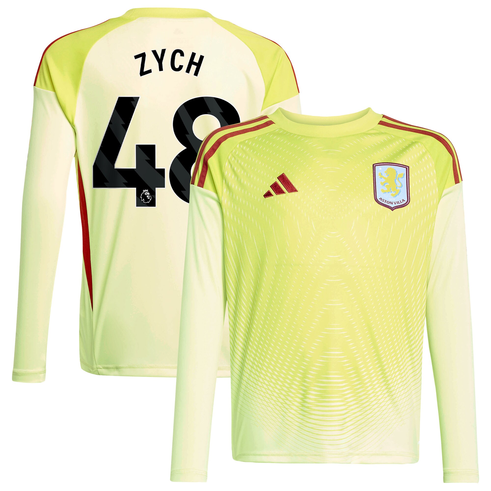 aston villa away goalkeeper shirt 2025-26 – kids with zych 48 printing Collection | AVFC Fan Shop Official Jerseys and Shirts