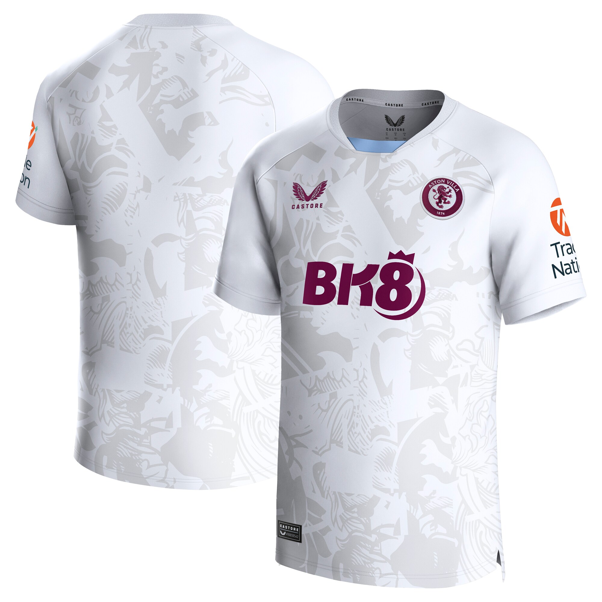 aston villa castore away shirt 2023-24 with custom printing Collection | AVFC Fan Shop Official Jerseys and Shirts