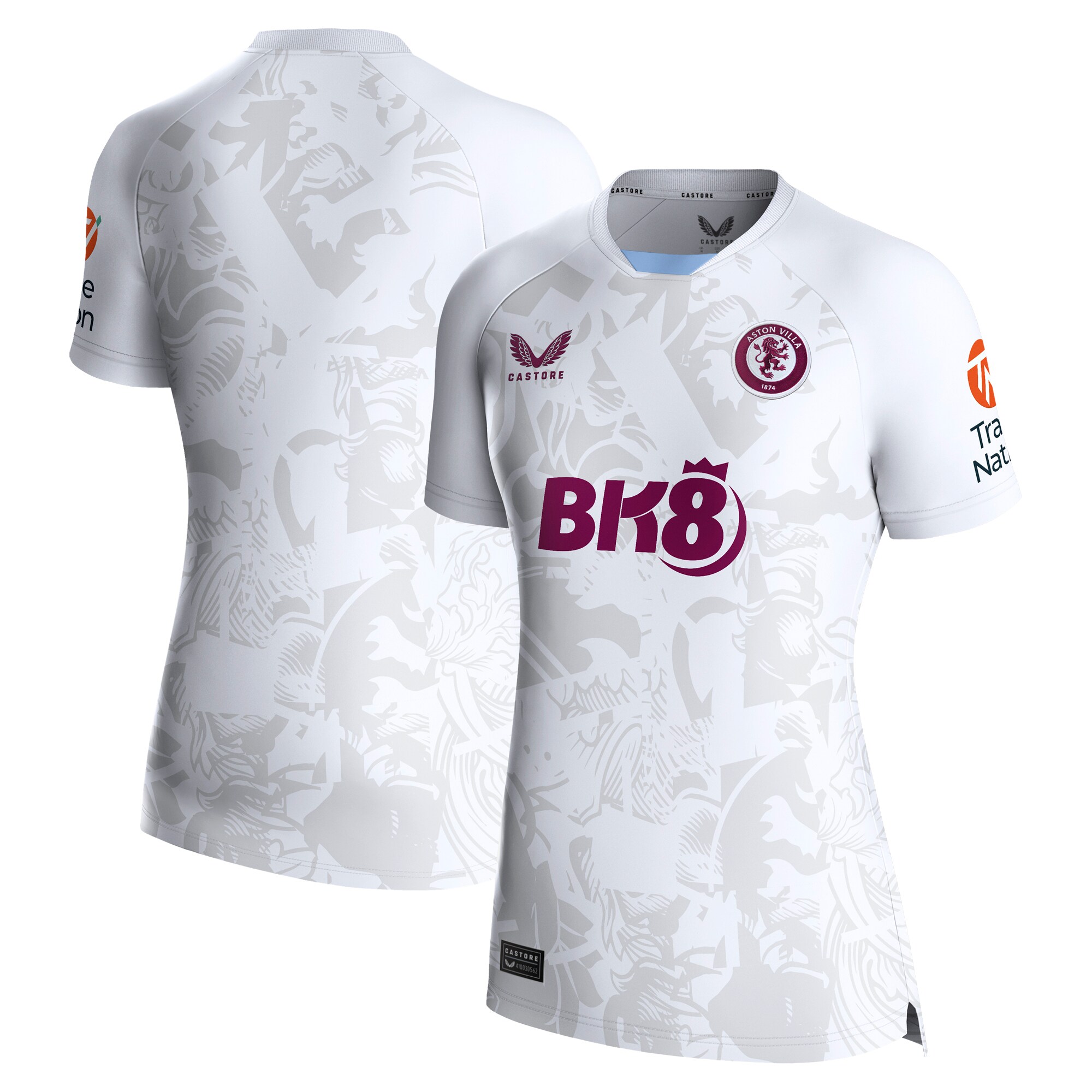aston villa castore away shirt 2023-24 – womens with custom printing Collection | AVFC Fan Shop Official Jerseys and Shirts