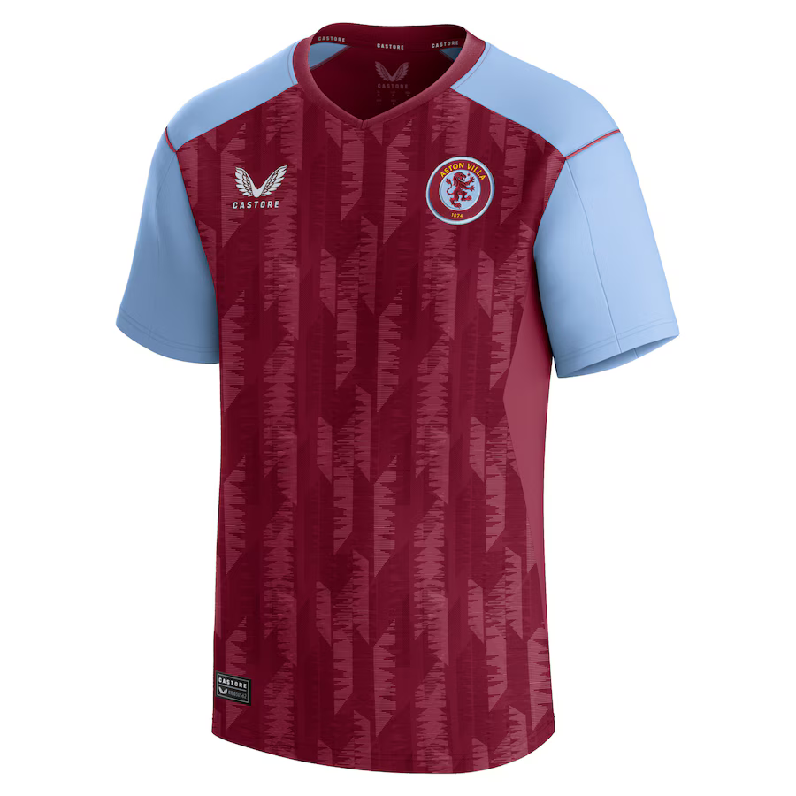 aston villa castore home shirt 2023-24 – kids with custom printing Collection | AVFC Fan Shop Official Jerseys and Shirts