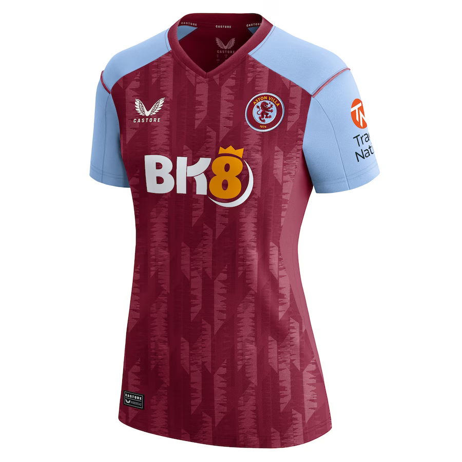aston villa castore home shirt 2023-24 – womens with custom printing Collection | AVFC Fan Shop Official Jerseys and Shirts