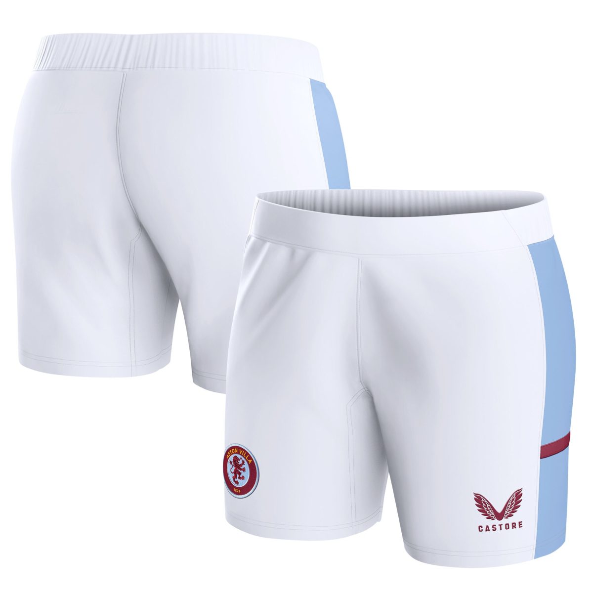 aston villa castore home shorts 2023-24 – womens with custom printing Collection | AVFC Fan Shop Official Jerseys and Shirts