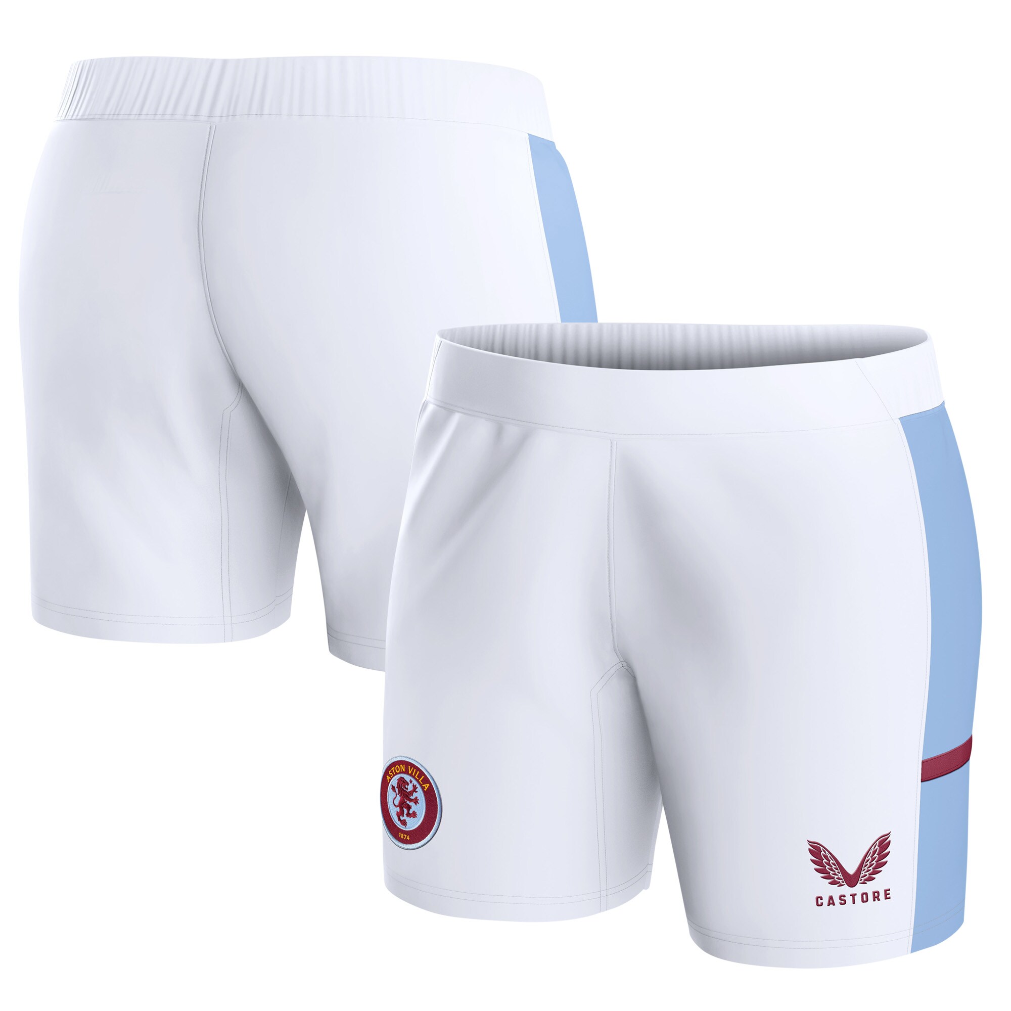 aston villa castore home shorts 2023-24 – womens with custom printing Collection | AVFC Fan Shop Official Jerseys and Shirts