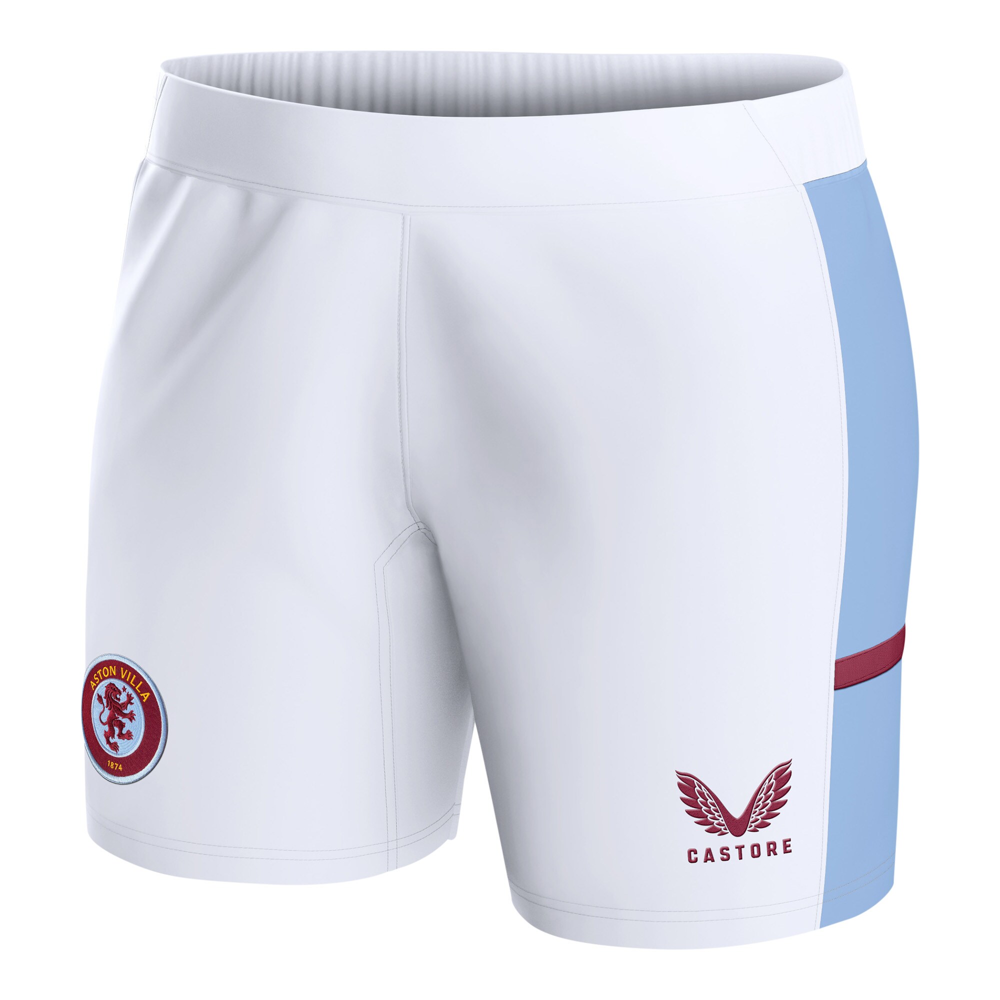 aston villa castore home shorts 2023-24 – womens with custom printing Collection | AVFC Fan Shop Official Jerseys and Shirts