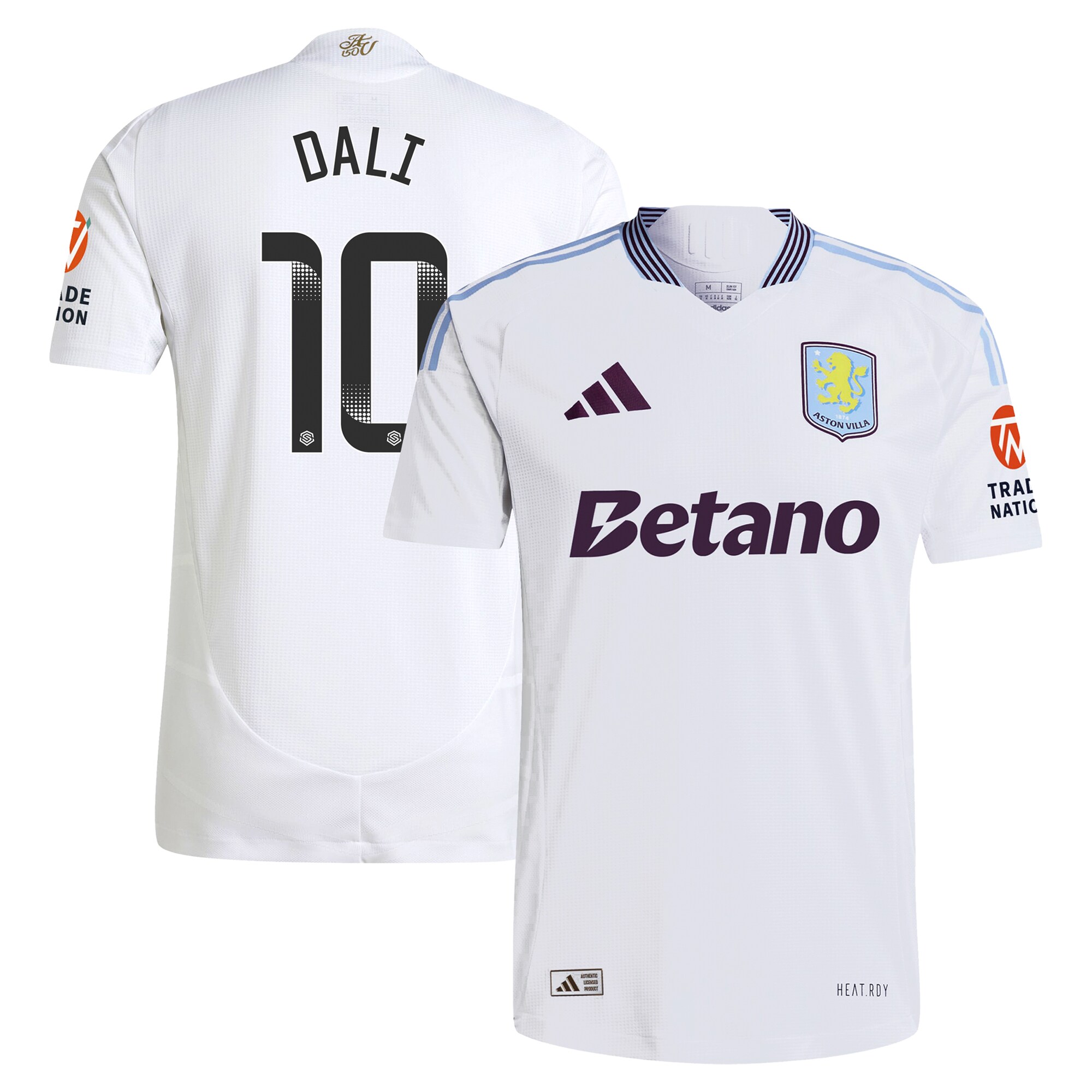 aston villa wsl adidas away authentic shirt 2024-25 with dali 10 printing Collection | AVFC Fan Shop Official Jerseys and Shirts