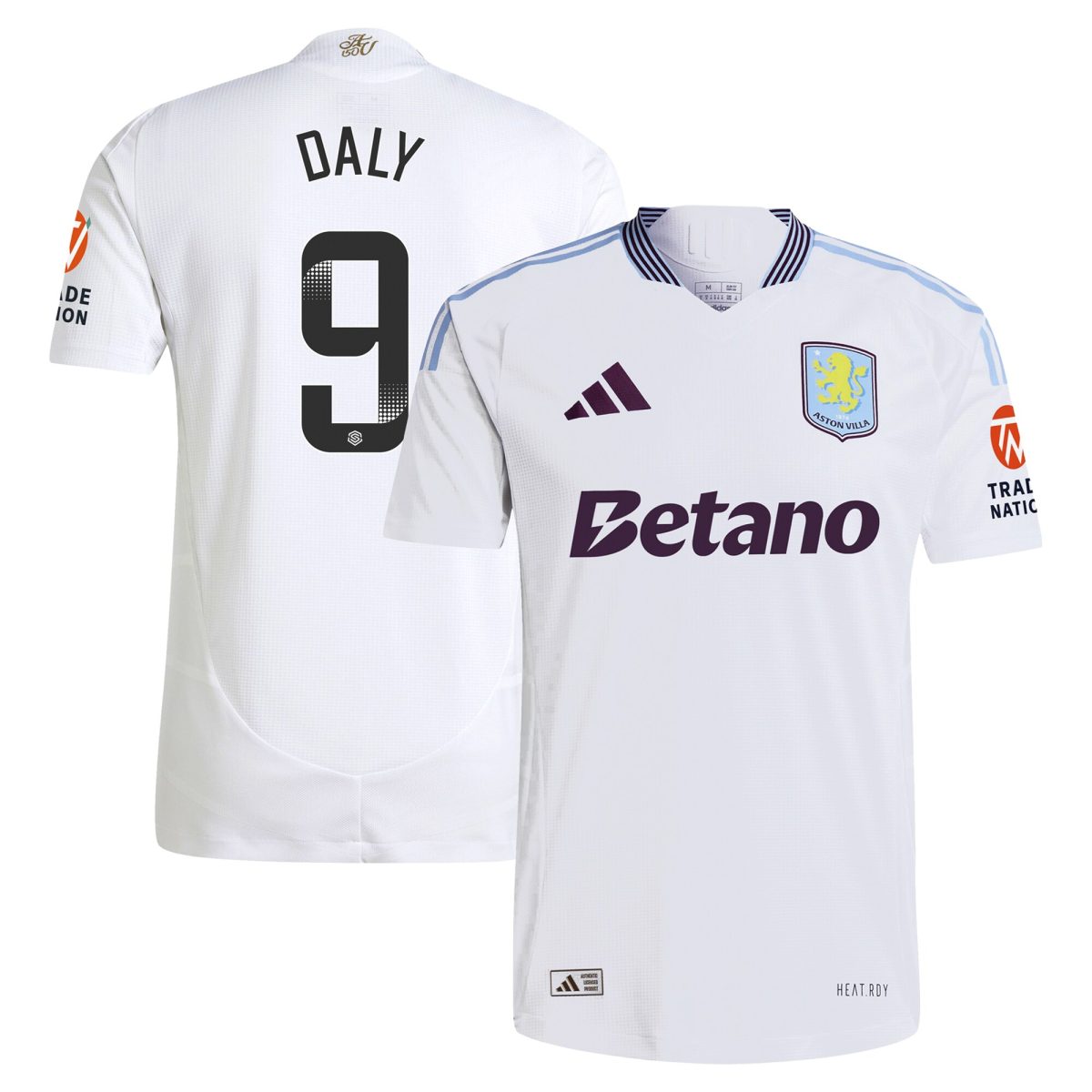 aston villa wsl adidas away authentic shirt 2024-25 with daly 9 printing Collection | AVFC Fan Shop Official Jerseys and Shirts