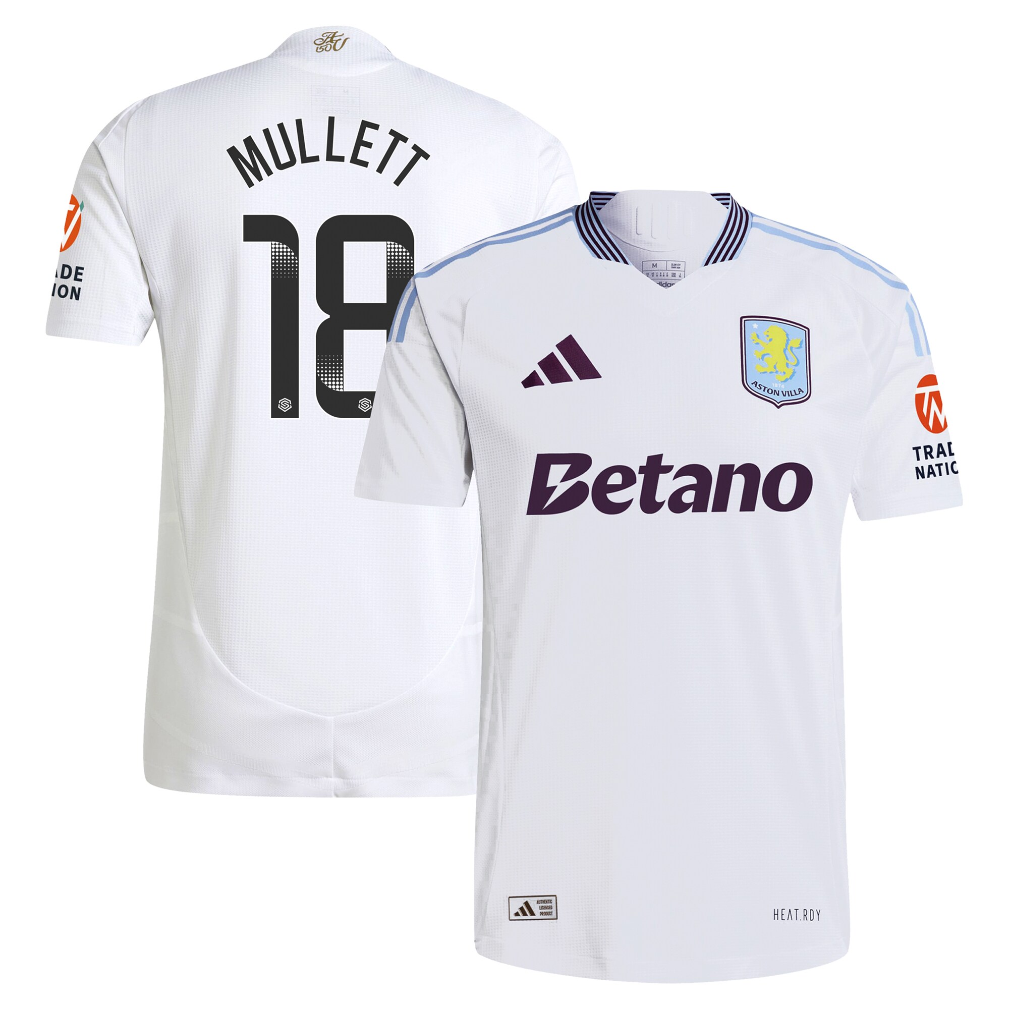 aston villa wsl adidas away authentic shirt 2024-25 with mullett 18 printing Collection | AVFC Fan Shop Official Jerseys and Shirts
