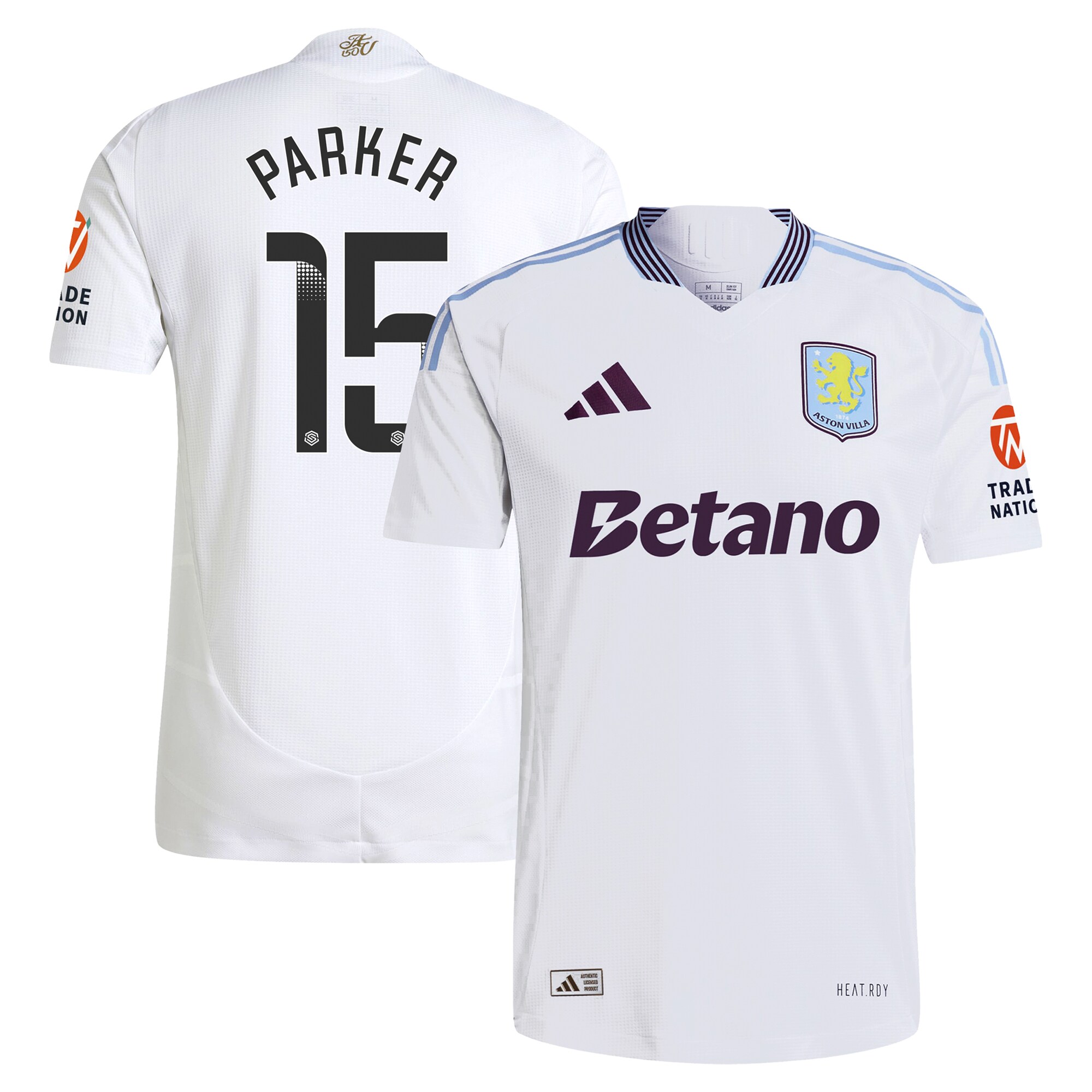 aston villa wsl adidas away authentic shirt 2024-25 with parker 15 printing Collection | AVFC Fan Shop Official Jerseys and Shirts