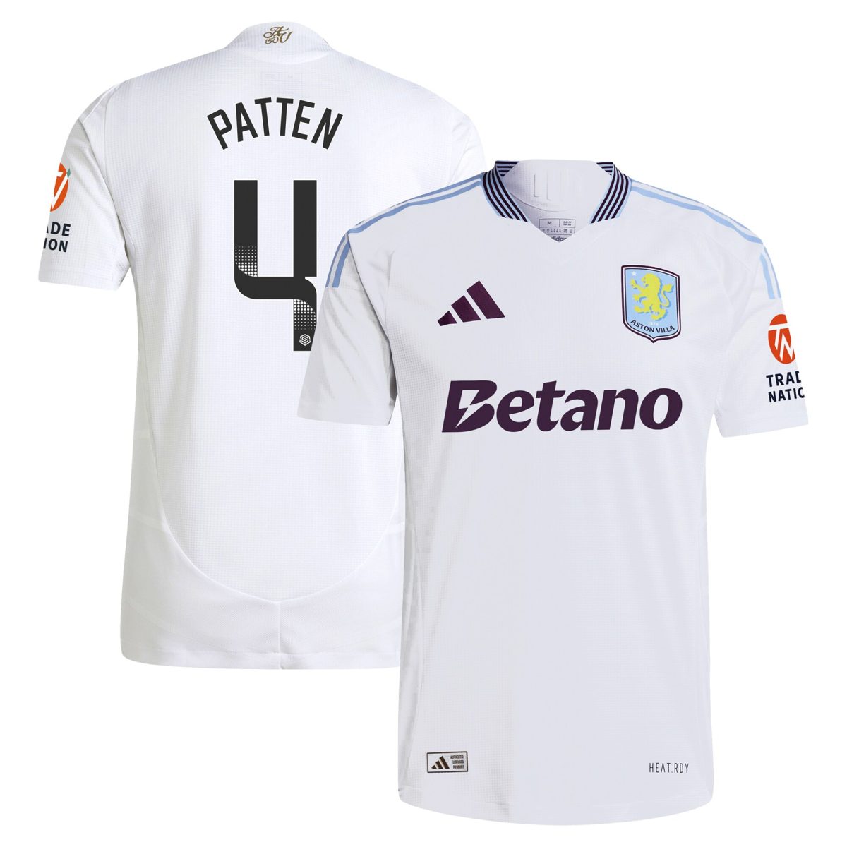aston villa wsl adidas away authentic shirt 2024-25 with patten 4 printing Collection | AVFC Fan Shop Official Jerseys and Shirts