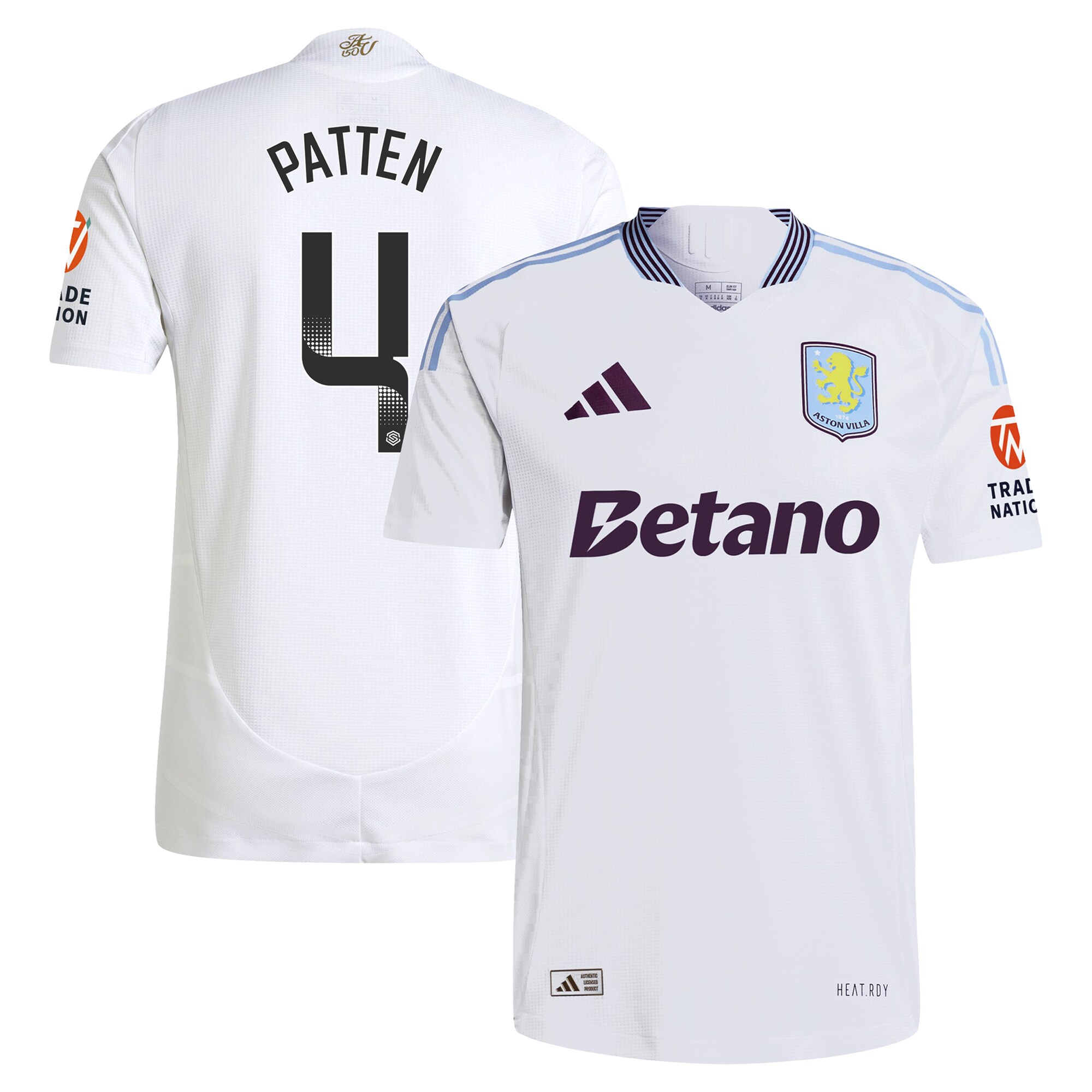 aston villa wsl adidas away authentic shirt 2024-25 with patten 4 printing Collection | AVFC Fan Shop Official Jerseys and Shirts