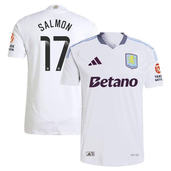 aston villa wsl adidas away authentic shirt 2024-25 with salmon 17 printing Collection | AVFC Fan Shop Official Jerseys and Shirts