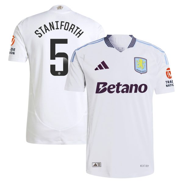 aston villa wsl adidas away authentic shirt 2024-25 with staniforth 5 printing Collection | AVFC Fan Shop Official Jerseys and Shirts