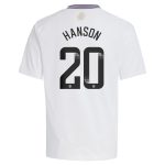 aston villa wsl adidas away shirt 2024-25 – kids with hanson 20 printing Collection | AVFC Fan Shop Official Jerseys and Shirts