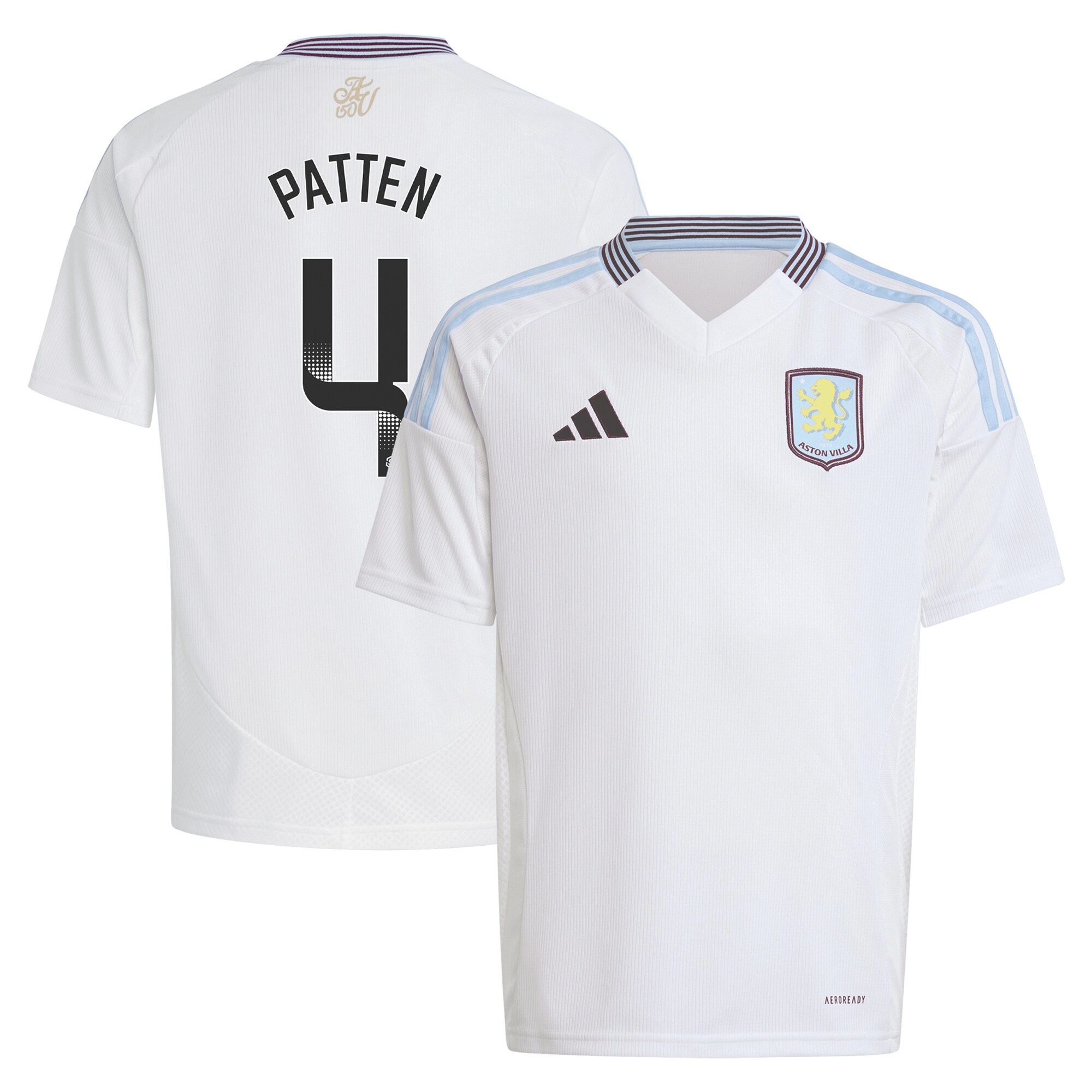 aston villa wsl adidas away shirt 2024-25 – kids with patten 4 printing Collection | AVFC Fan Shop Official Jerseys and Shirts