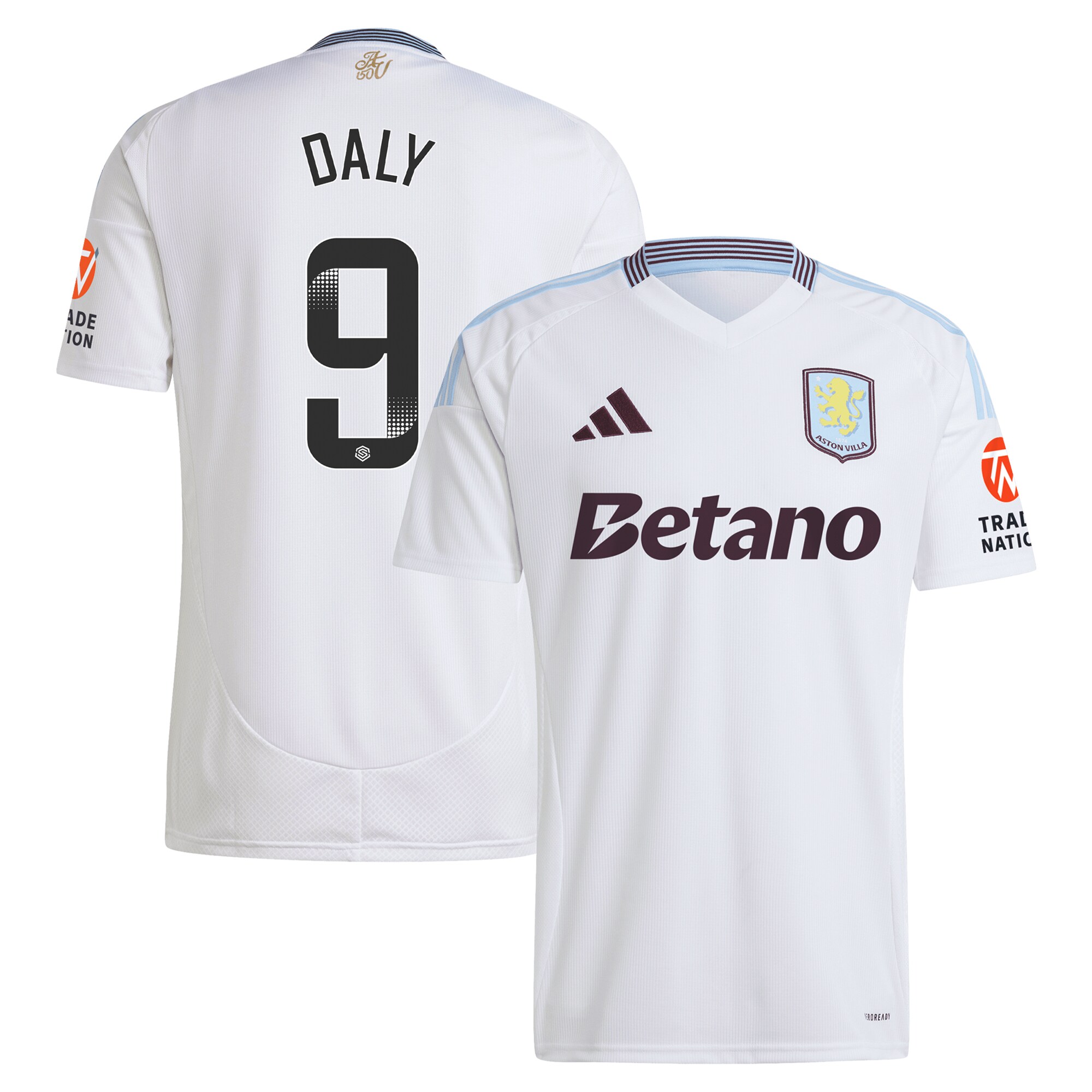 aston villa wsl adidas away shirt 2024-25 with daly 9 printing Collection | AVFC Fan Shop Official Jerseys and Shirts