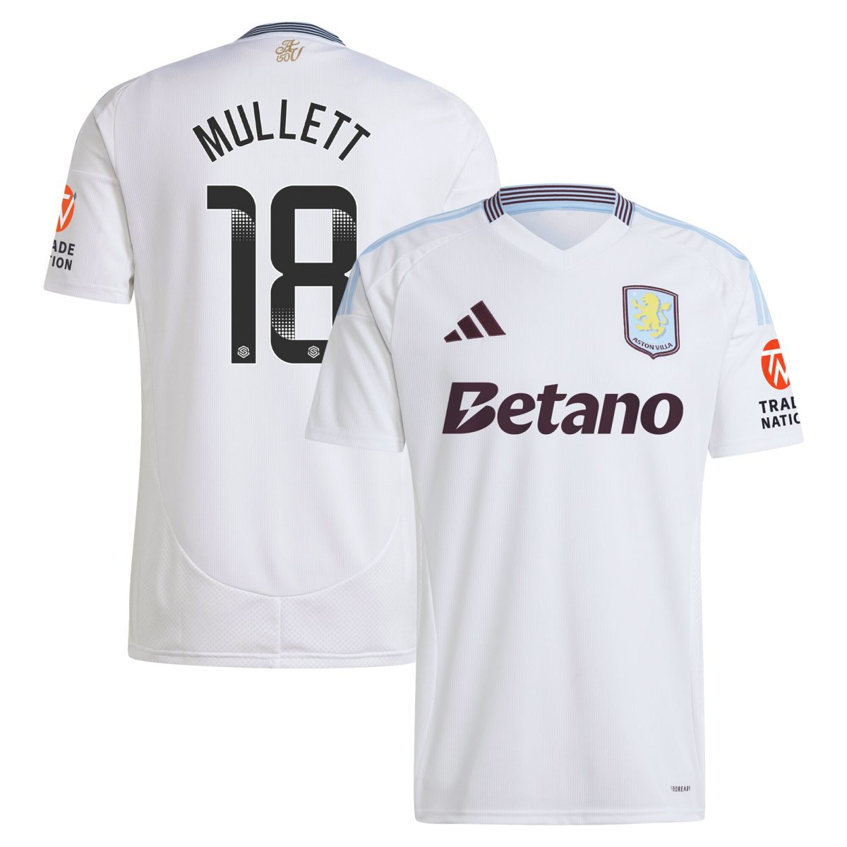 aston villa wsl adidas away shirt 2024-25 with mullett 18 printing Collection | AVFC Fan Shop Official Jerseys and Shirts