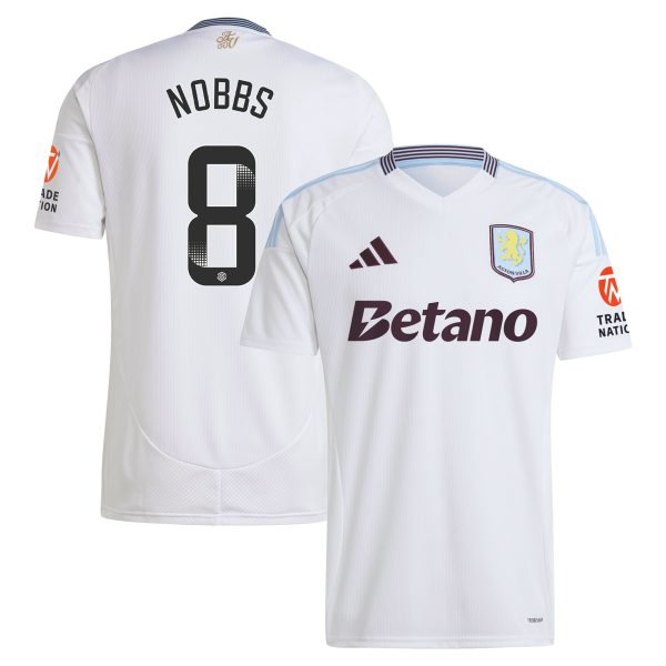 aston villa wsl adidas away shirt 2024-25 with nobbs 8 printing Collection | AVFC Fan Shop Official Jerseys and Shirts