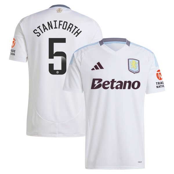 aston villa wsl adidas away shirt 2024-25 with staniforth 5 printing Collection | AVFC Fan Shop Official Jerseys and Shirts