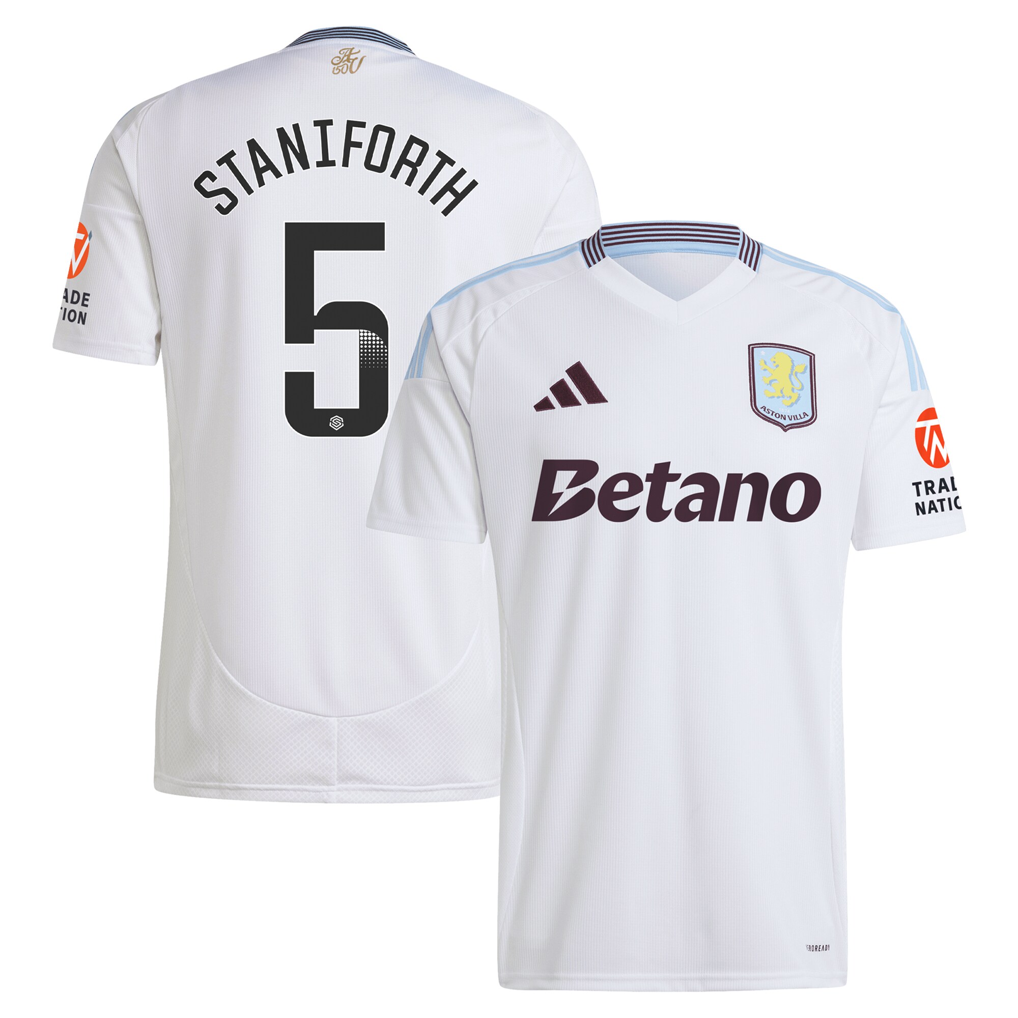 aston villa wsl adidas away shirt 2024-25 with staniforth 5 printing Collection | AVFC Fan Shop Official Jerseys and Shirts