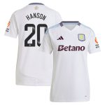 aston villa wsl adidas away shirt 2024-25 – womens with hanson 20 printing Collection | AVFC Fan Shop Official Jerseys and Shirts