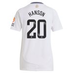 aston villa wsl adidas away shirt 2024-25 – womens with hanson 20 printing Collection | AVFC Fan Shop Official Jerseys and Shirts
