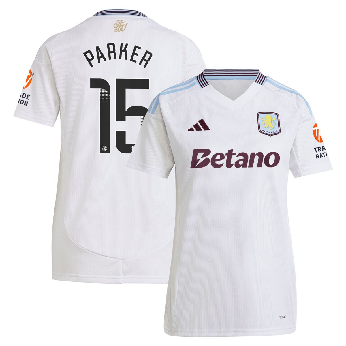 aston villa wsl adidas away shirt 2024-25 – womens with parker 15 printing Collection | AVFC Fan Shop Official Jerseys and Shirts